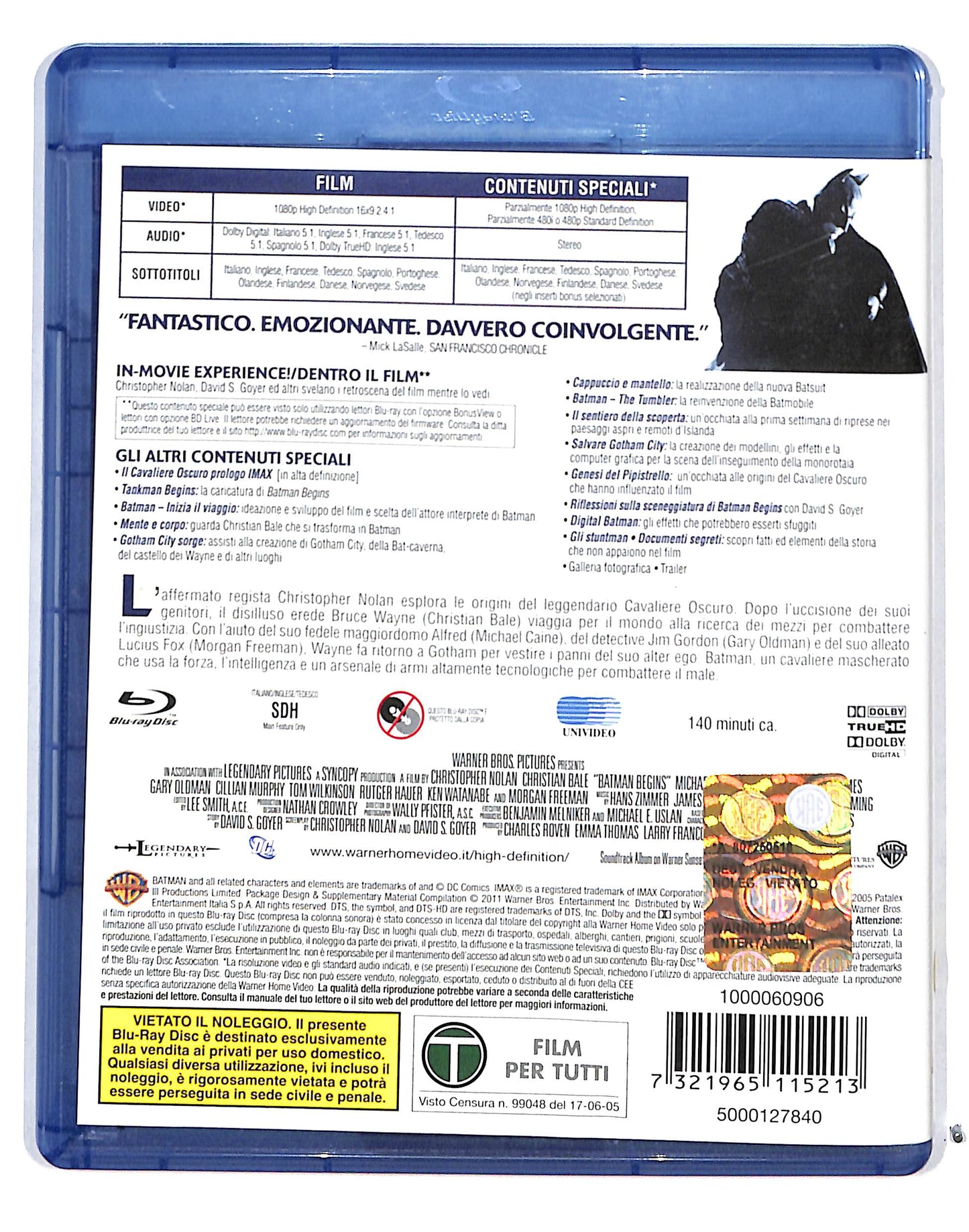 EBOND Batman Begins BLURAY DB715178