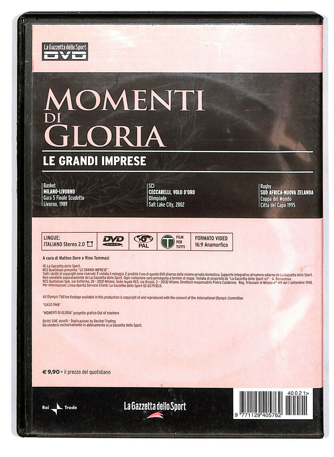 EBOND Momenti Di Gloria - Le Grandi Imprese Editoriale DVD DB715257