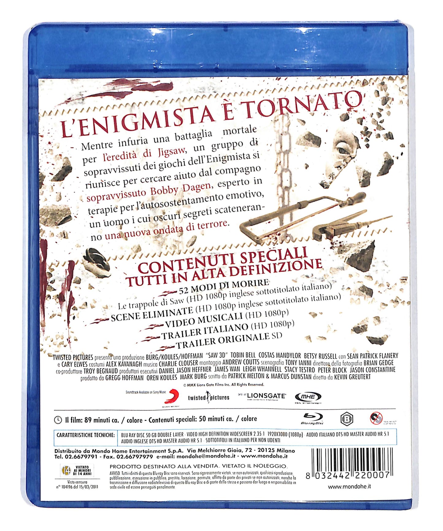 EBOND Saw Il capitolo finale BLURAY BLURAY DB715419