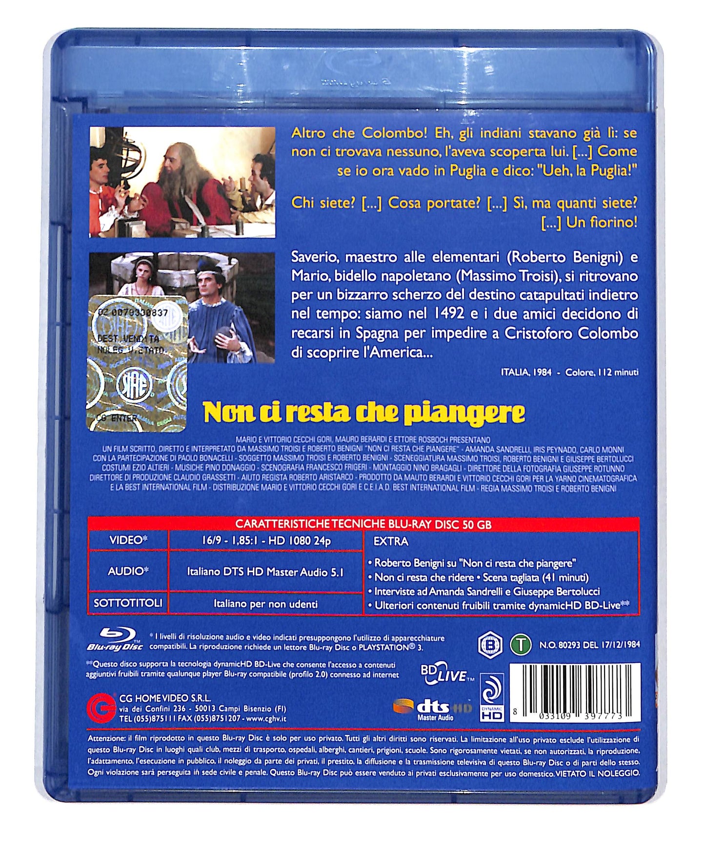 EBOND Non Ci Resta Che Piangere BLURAY DB715454