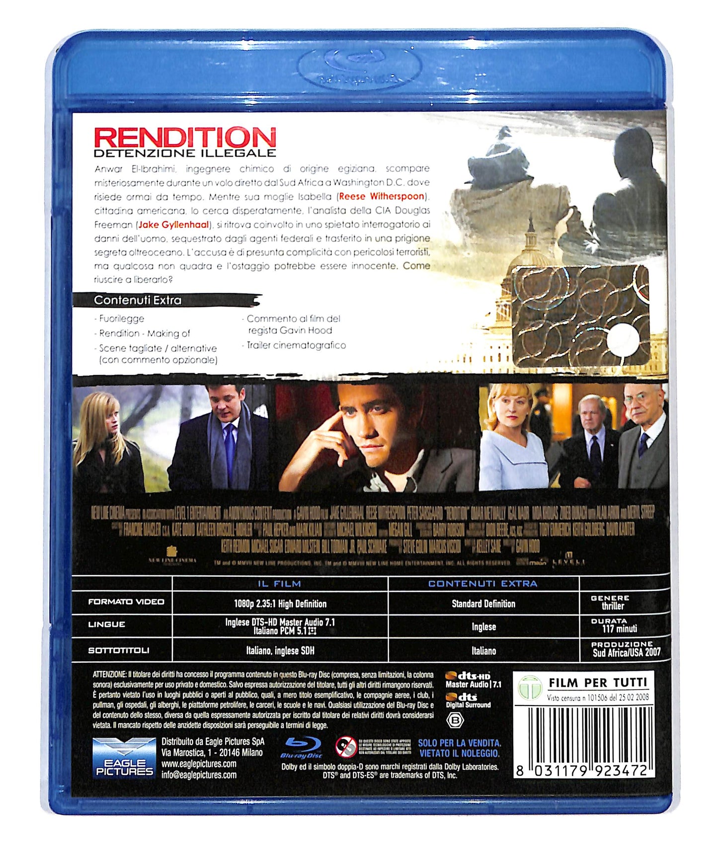 EBOND Rendition detenzione illegale BLURAY DB715469