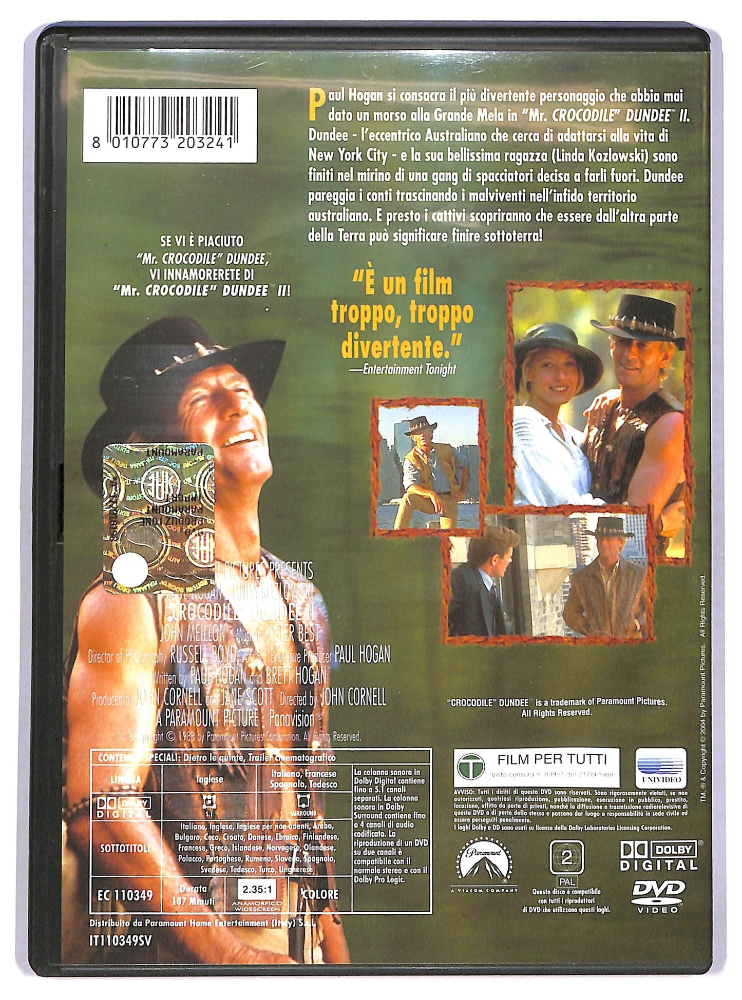 EBOND mr crocodile dundee II DVD DB715618