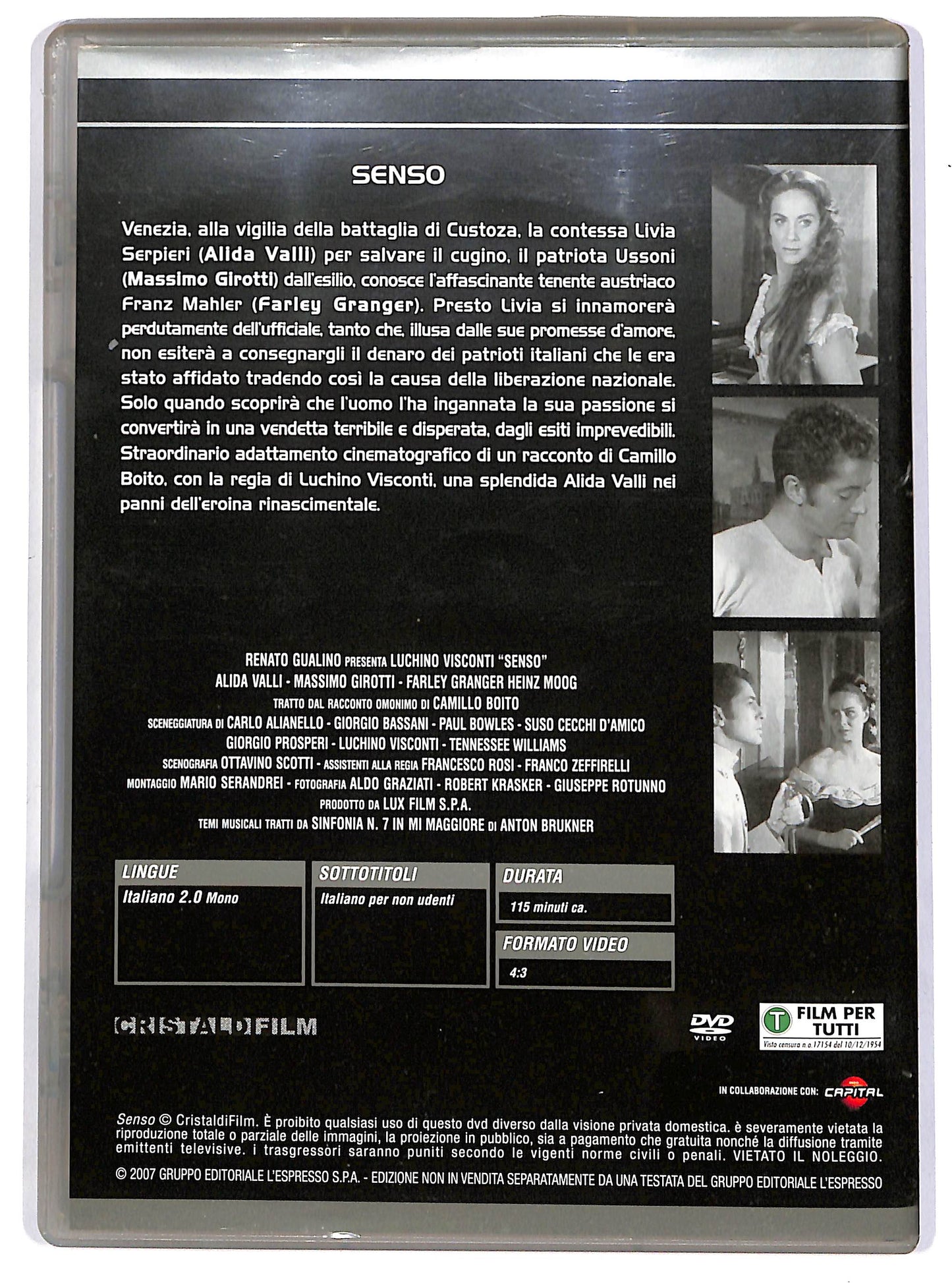 EBOND Senso di Luchino Visconti EDITORIALE DVD DB715644