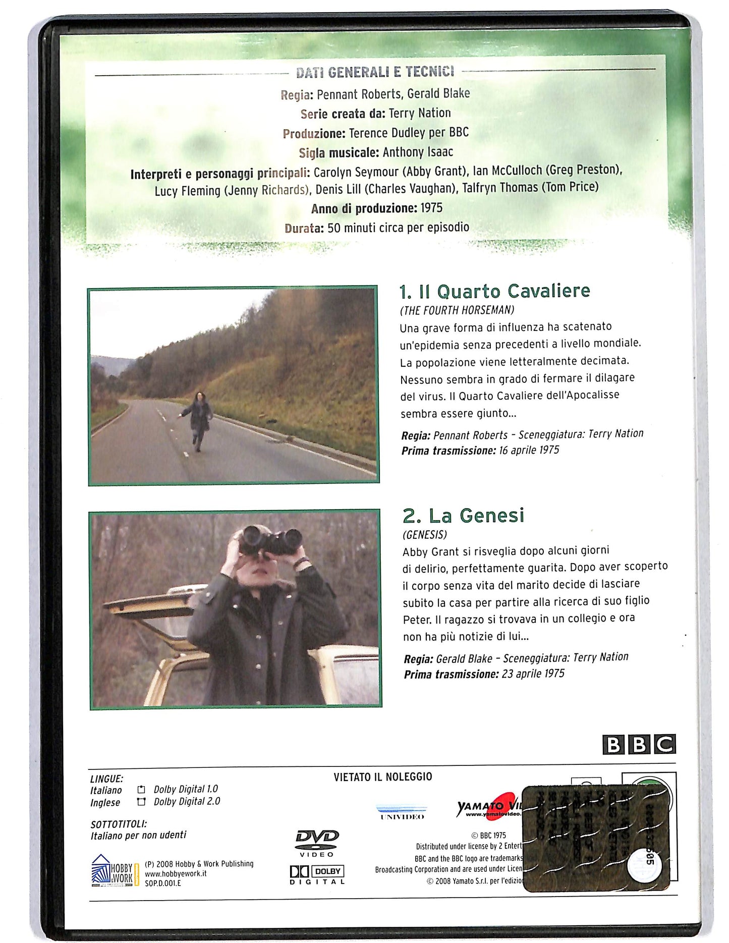 EBOND I sopravvissuti Vol 1 Stagione 1 Ep. 1 - 2 EDITORIALE DVD DB716114