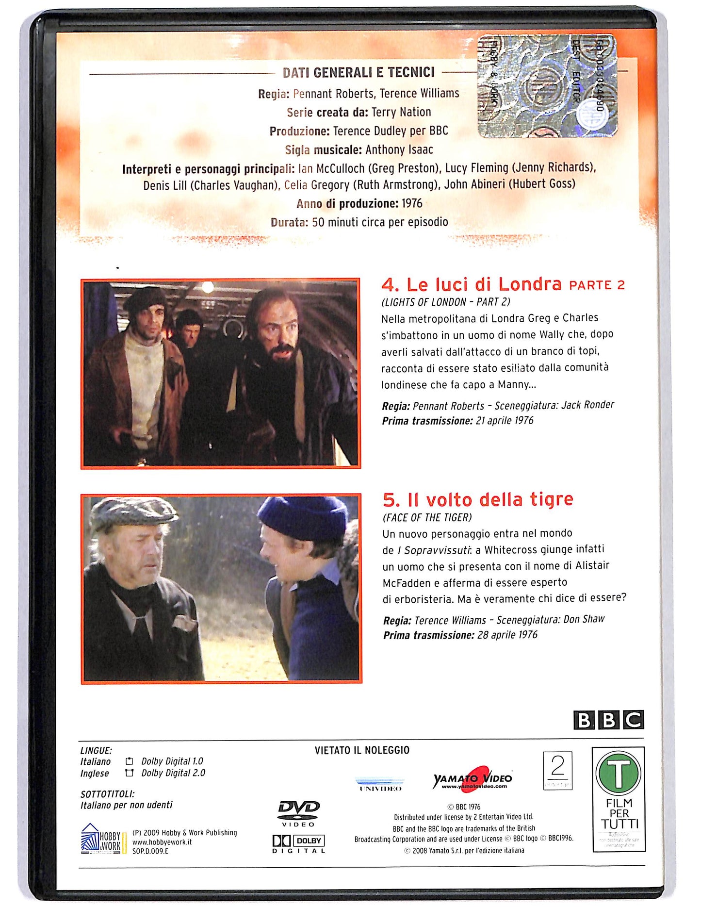 EBOND I sopravvissuti Vol 9 Stagione 2 Ep.4 - 5 EDITORIALE DVD DB716121