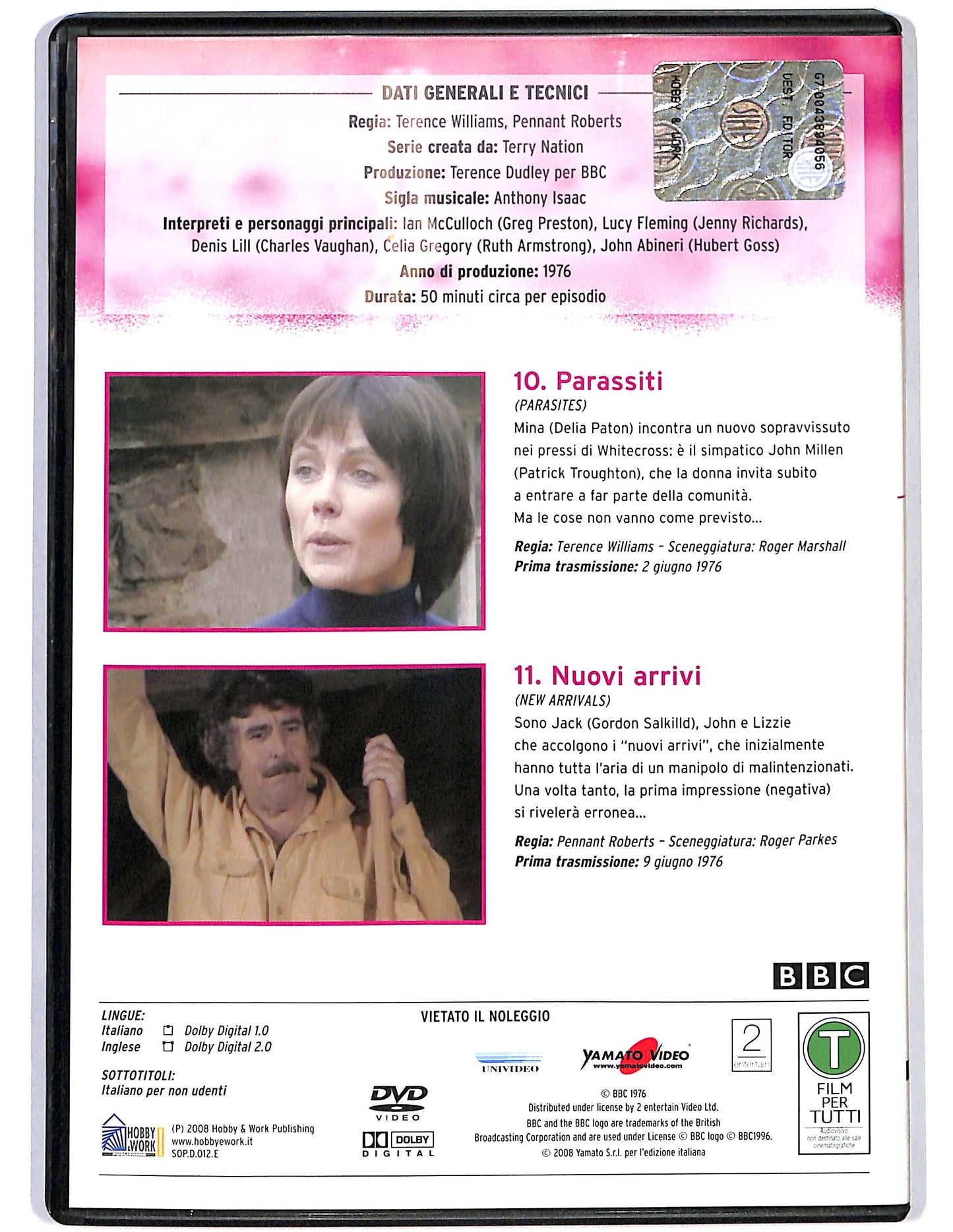 EBOND I sopravvissuti Vol 12 Stagione 2 Ep. 10 - 11 EDITORIALE DVD DB716124