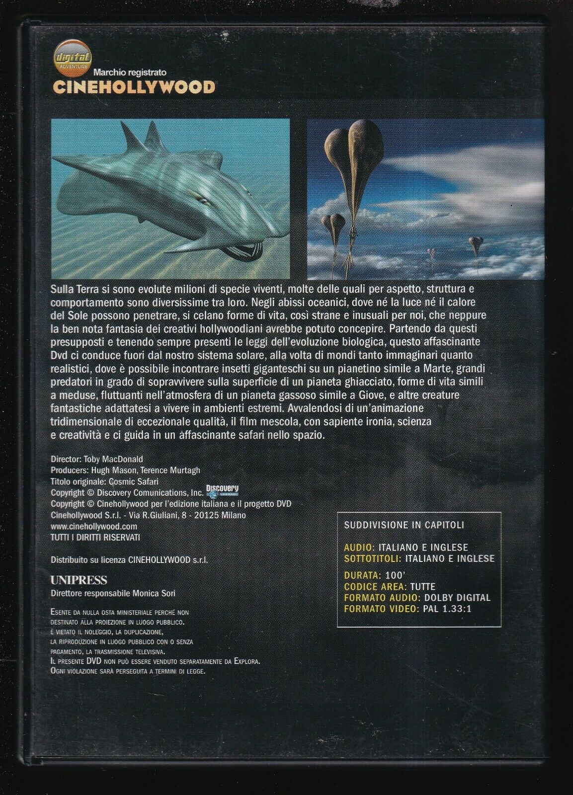 EBOND Le Strane Creature Dello Spazio - Explora Vol.6 DVD DB716148