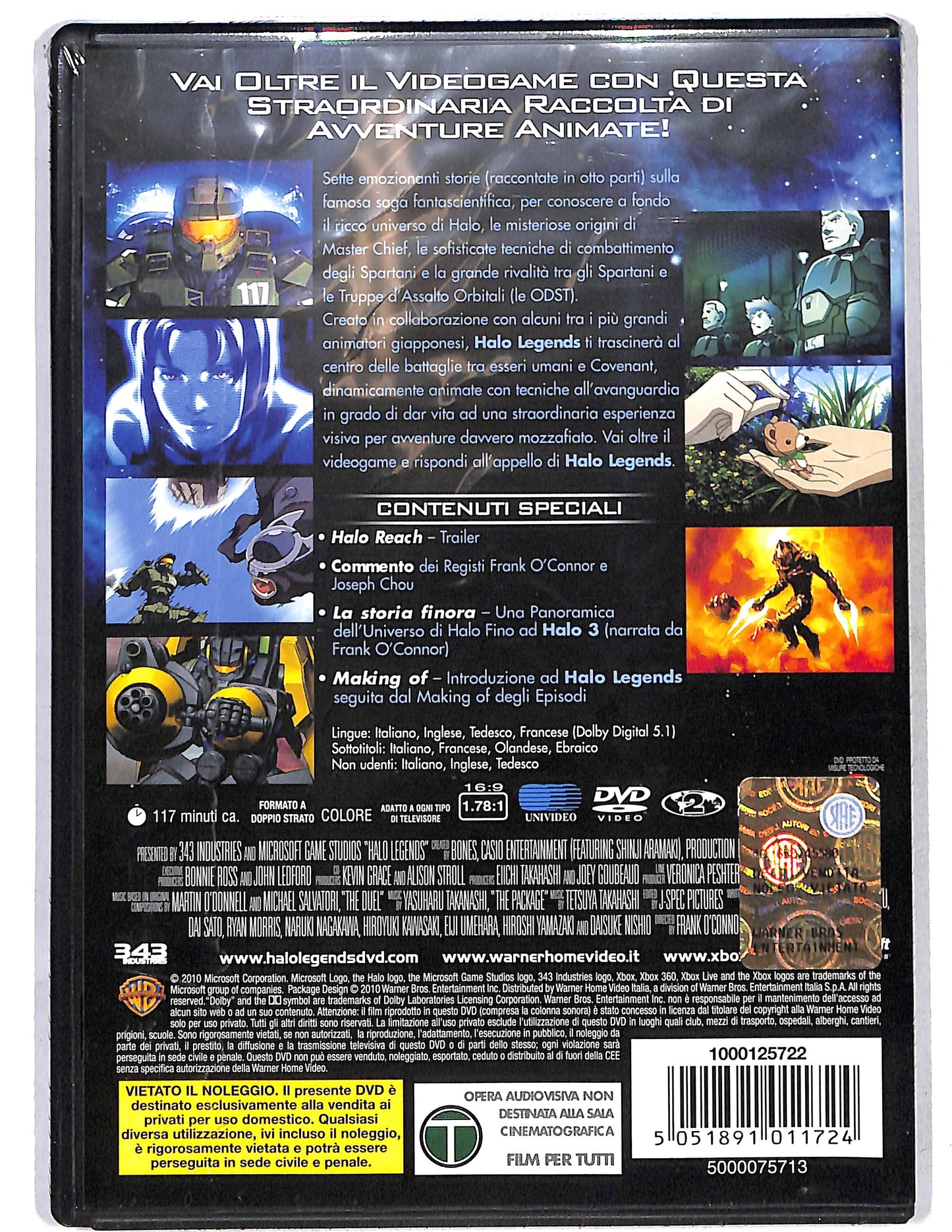 EBOND Halo Legends EDIZIONE SPECIALE 2 dischi DVD DB716361