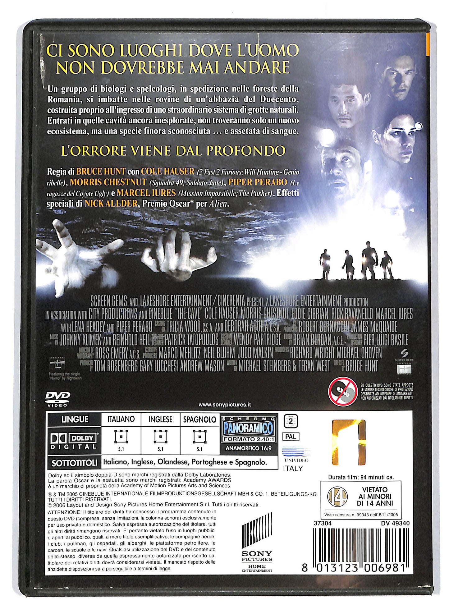 EBOND Il Nascondiglio del Diavolo The Cave NOLEGGIO DVD DB716607