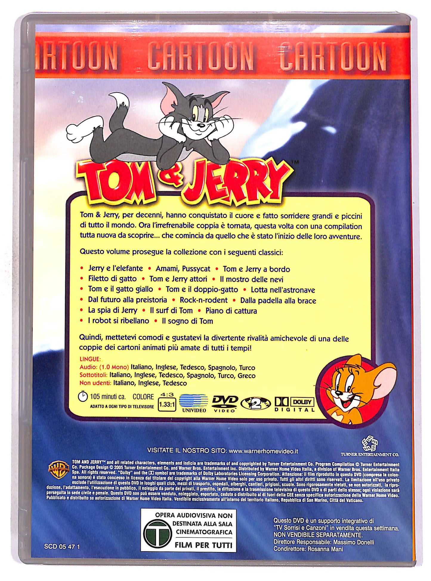 EBOND Tom & Jerry Classic Collection - Il surf di Tom EDITORIALE DVD DB716608