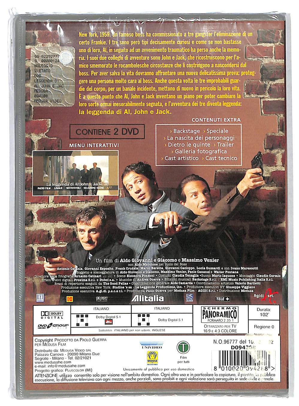 EBOND La leggenda di Al, John e Jack (2 dischi) DVD DB716619