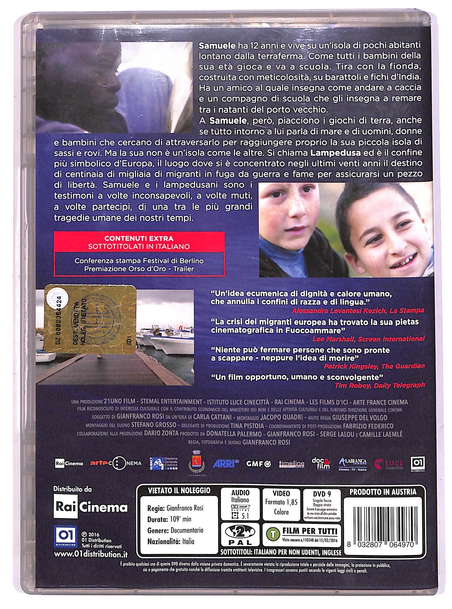 EBOND Fuocoammare NOLEGGIO DVD DB716623