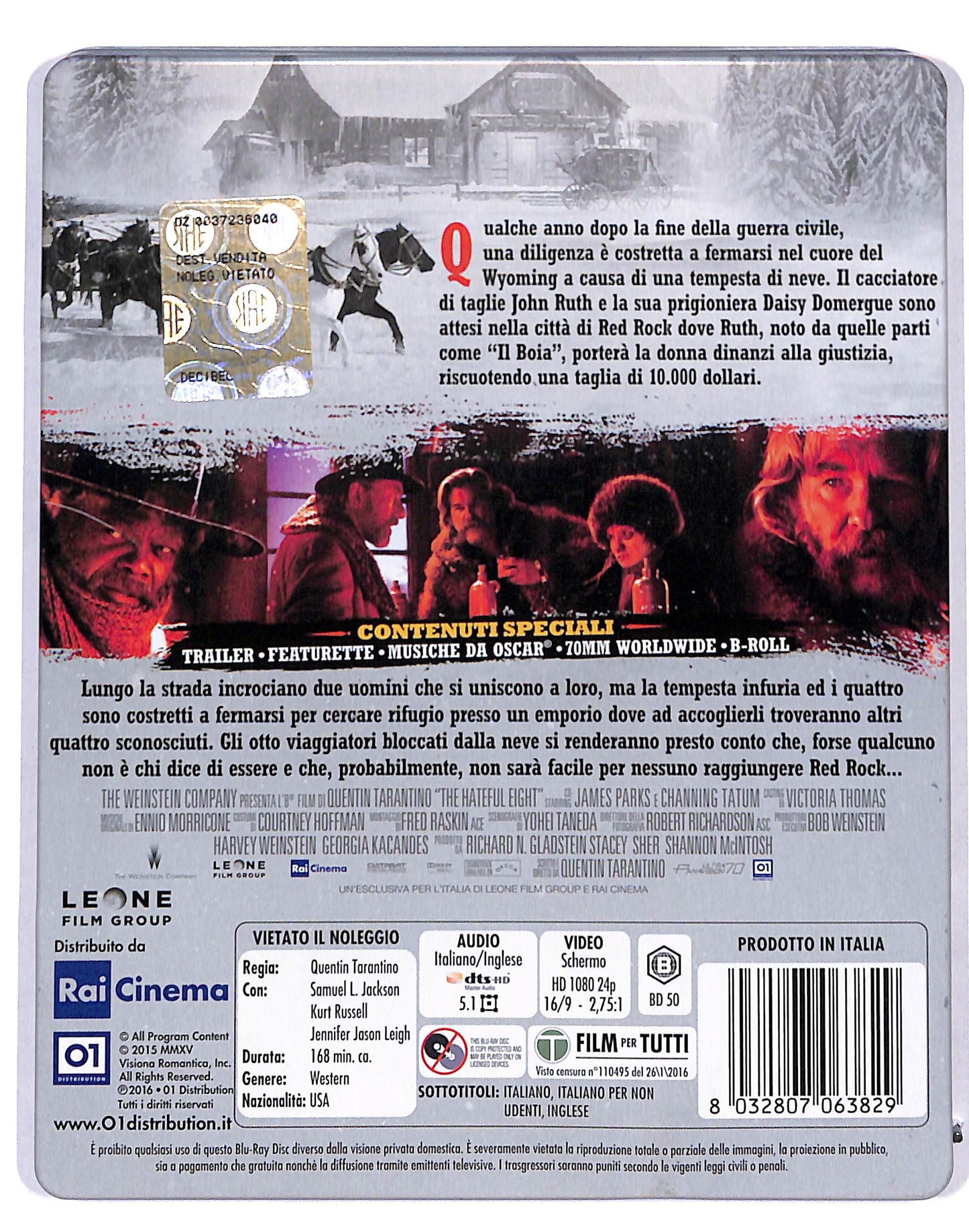 EBOND The Hateful Eight STEELBOOK BLURAY DB717344