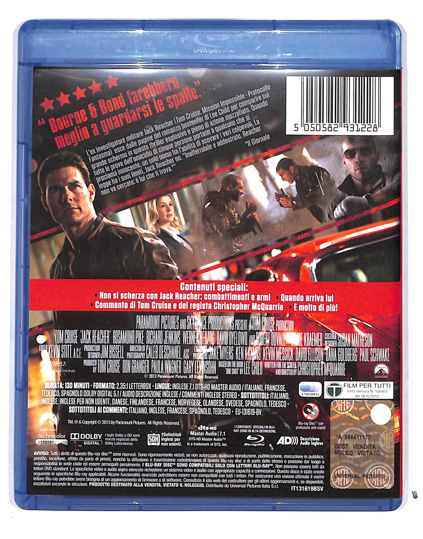 EBOND Jack Reacher BLURAY BLURAY DB717370