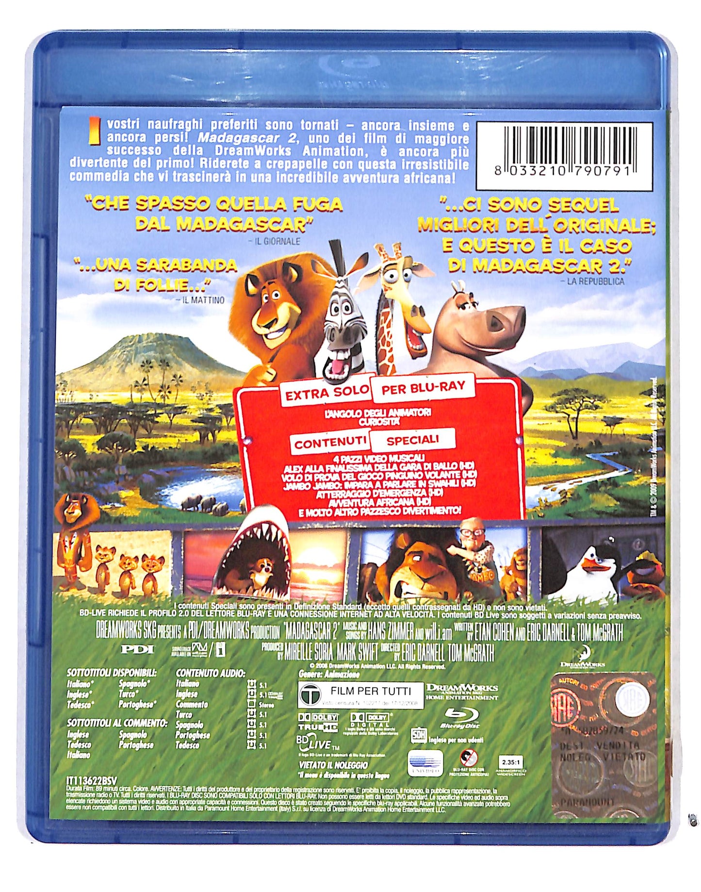 EBOND Madagascar 2 BLURAY DB717375