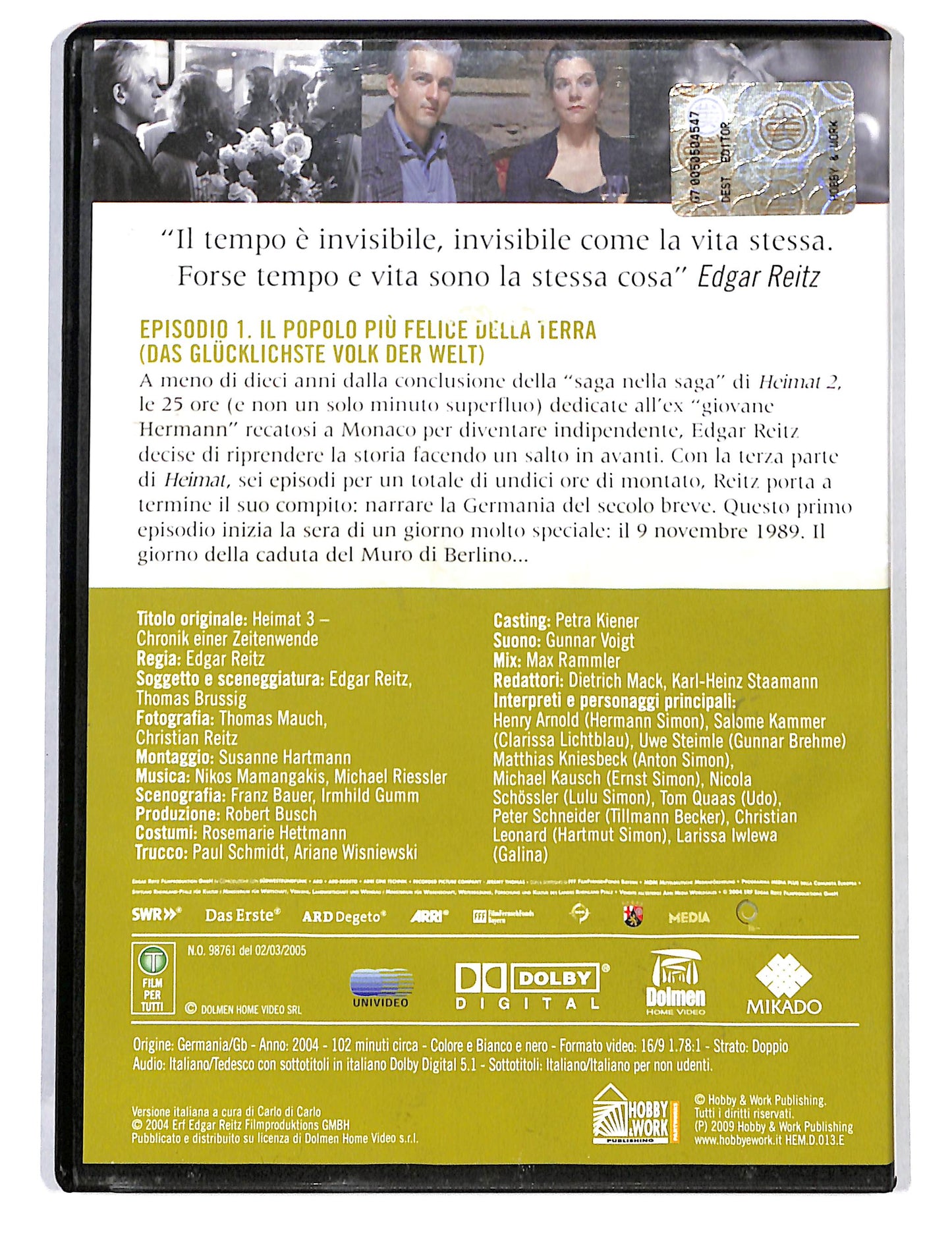 EBOND Heimat 3 Episodio 1 vol.13 EDITORIALE DVD DB717640