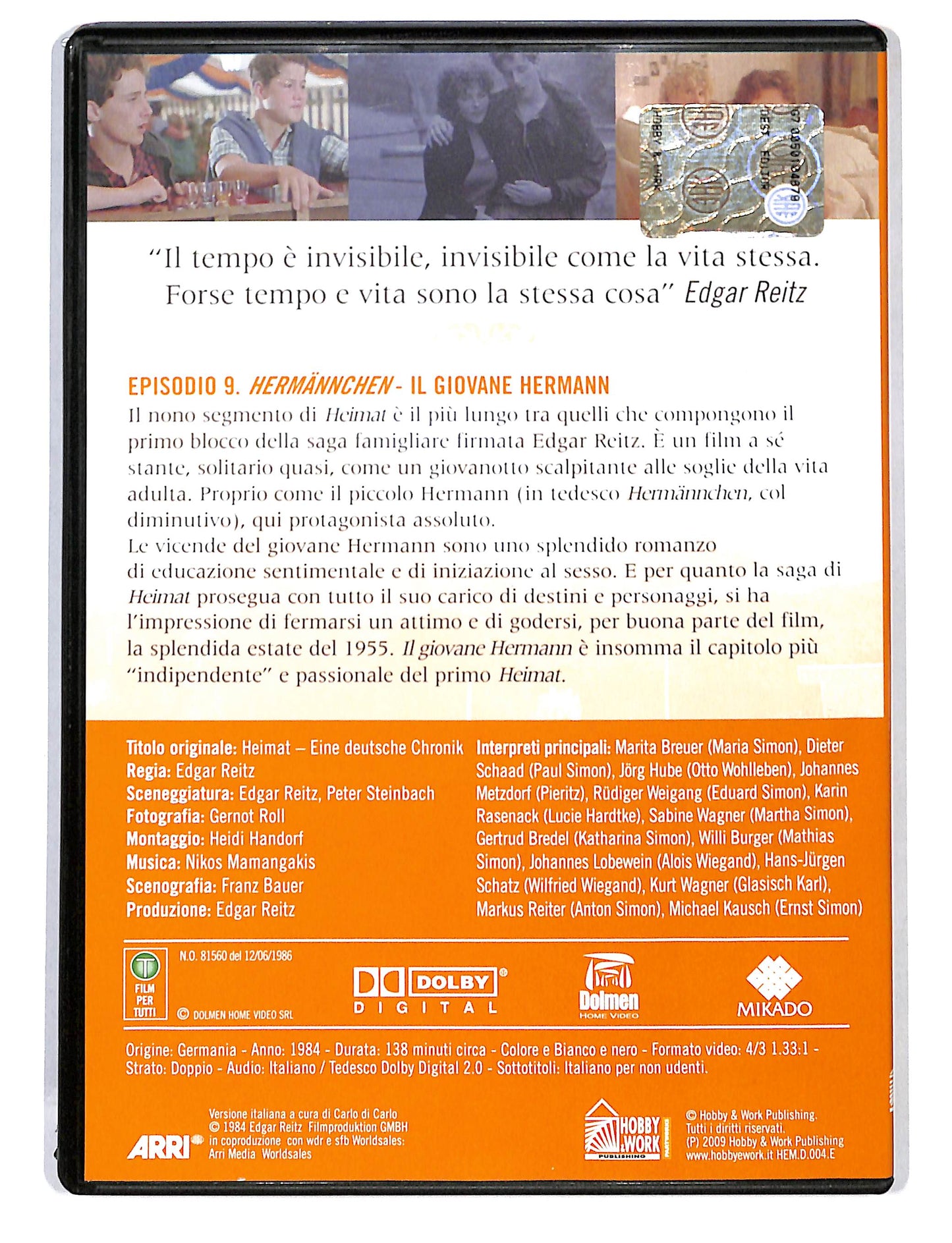 EBOND Heimat Episodio 9 EDITORIALE DVD DB717649