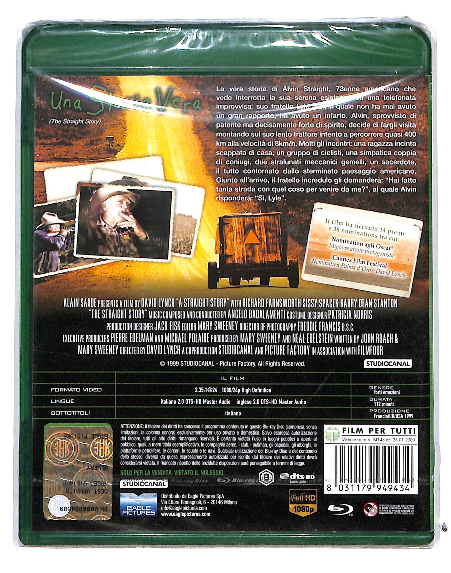 EBOND Una Storia Vera BLURAY BLURAY DB718809