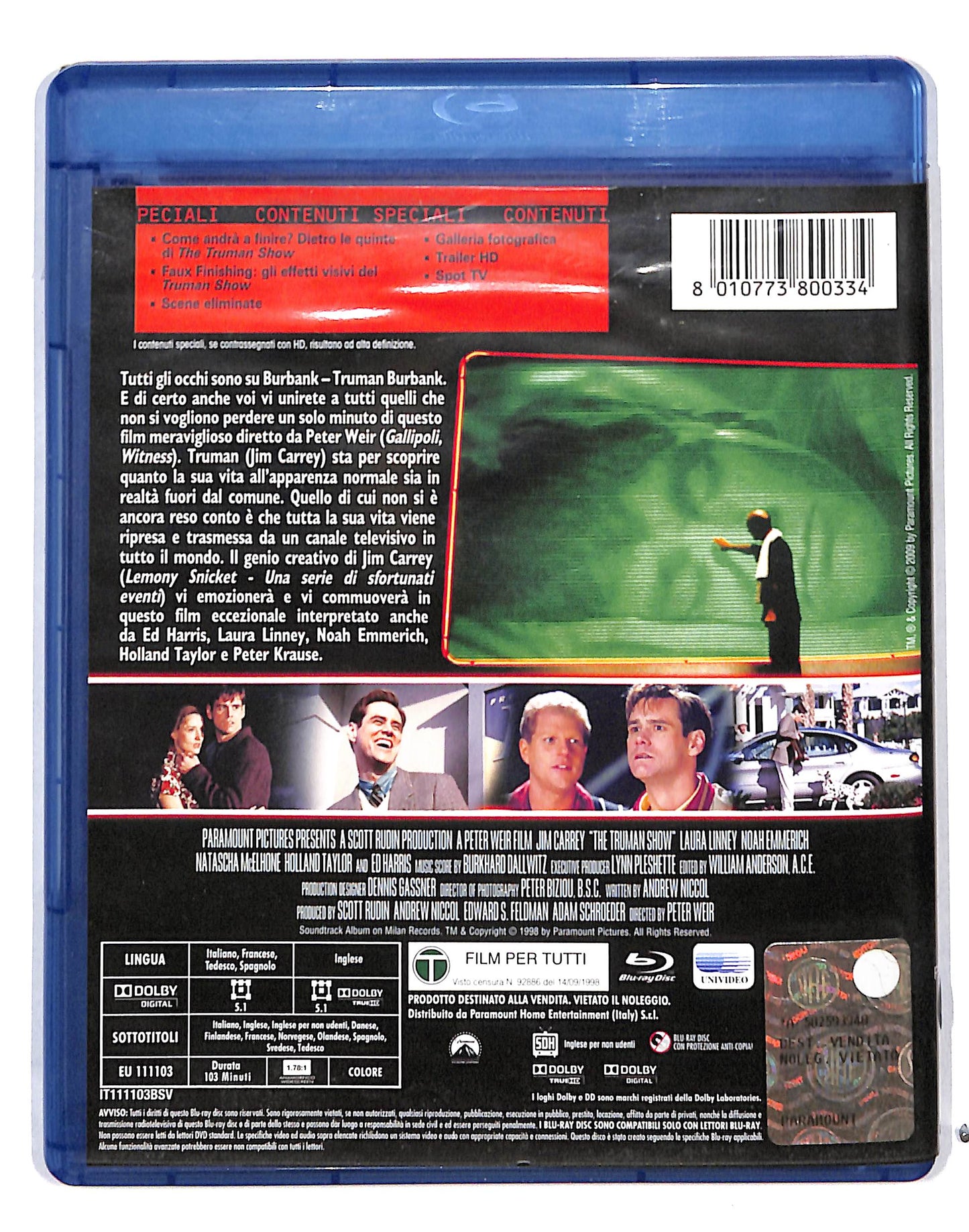 EBOND The Truman Show BLURAY BLURAY DB718853