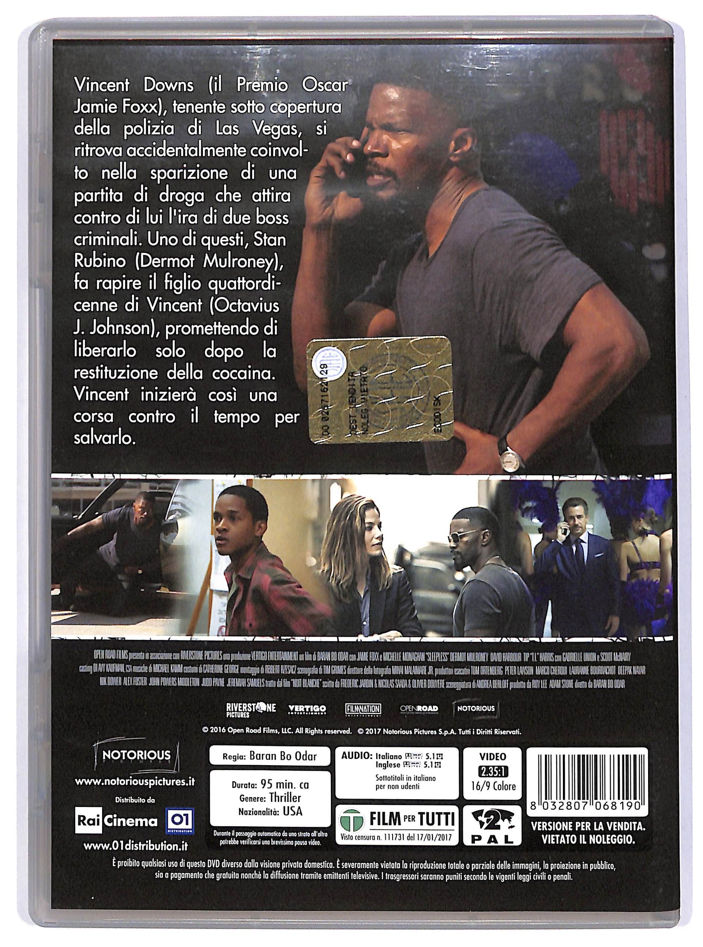 EBOND Sleepless - Il Giustiziere NOLEGGIO DVD DB719102