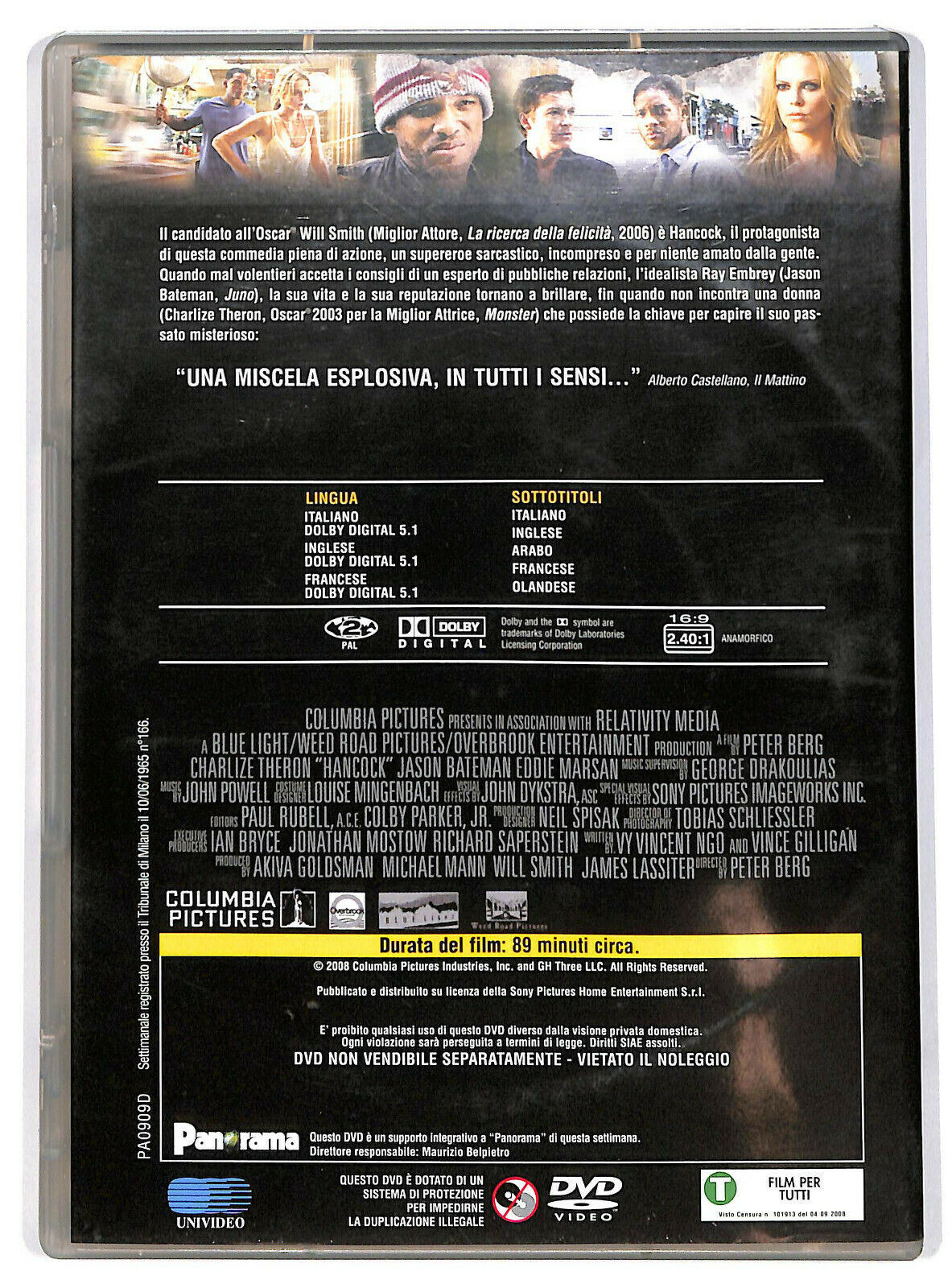 EBOND Hancock Editoriale DVD DB719131