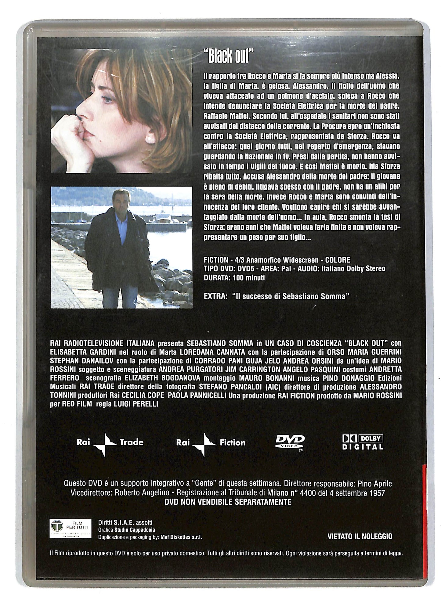 EBOND Un caso di coscienza - Black out EDITORIALE DVD DB719454