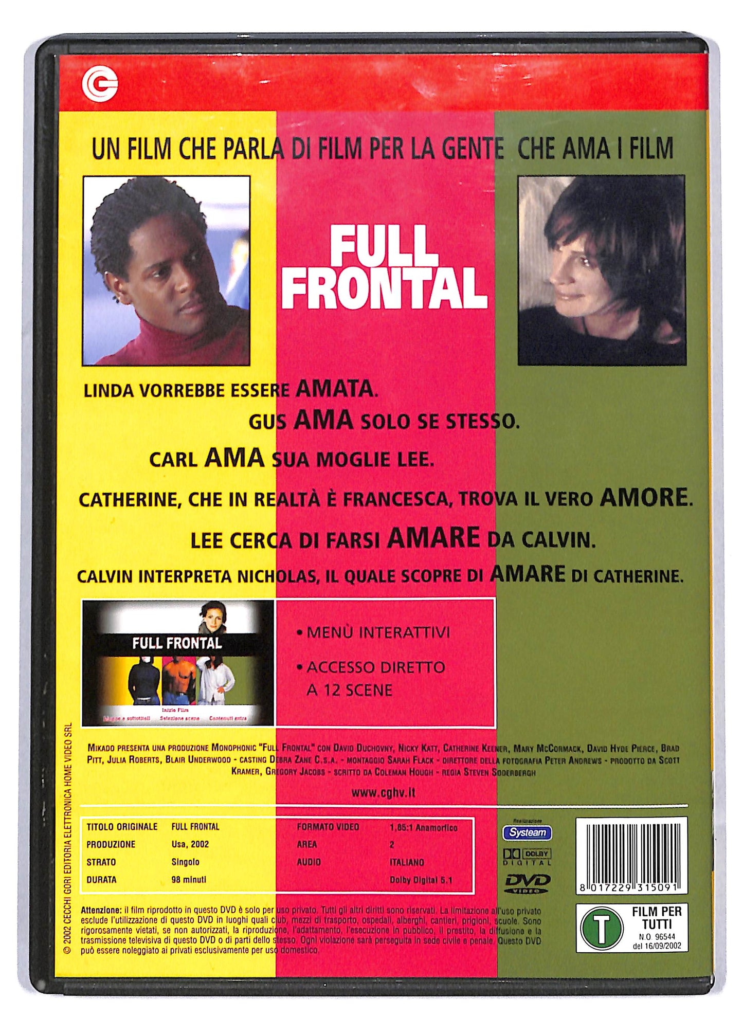 EBOND Full Frontal NOLEGGIO DVD DB720159