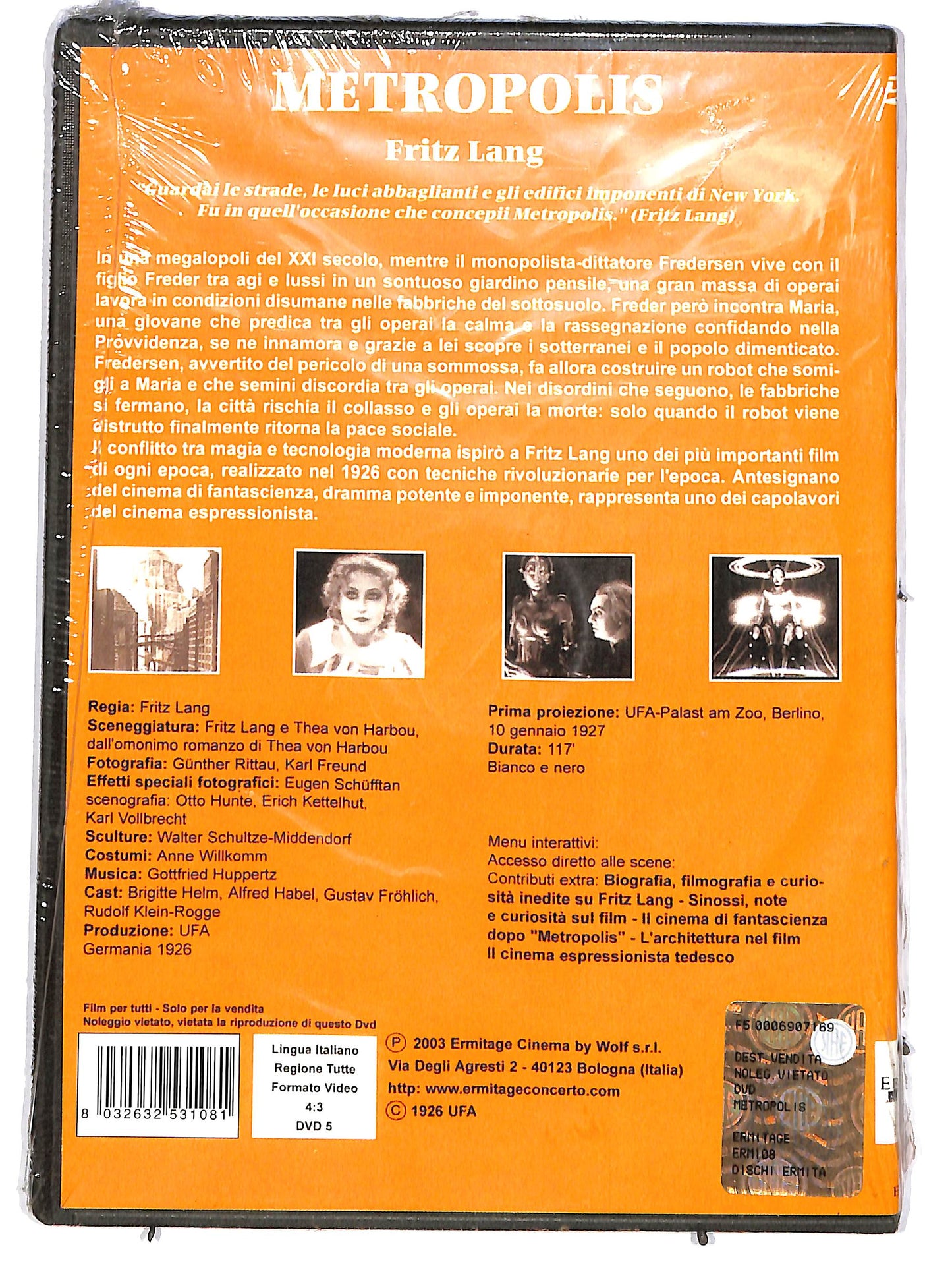 EBOND Metropolis (film 1927) DVD DB720805