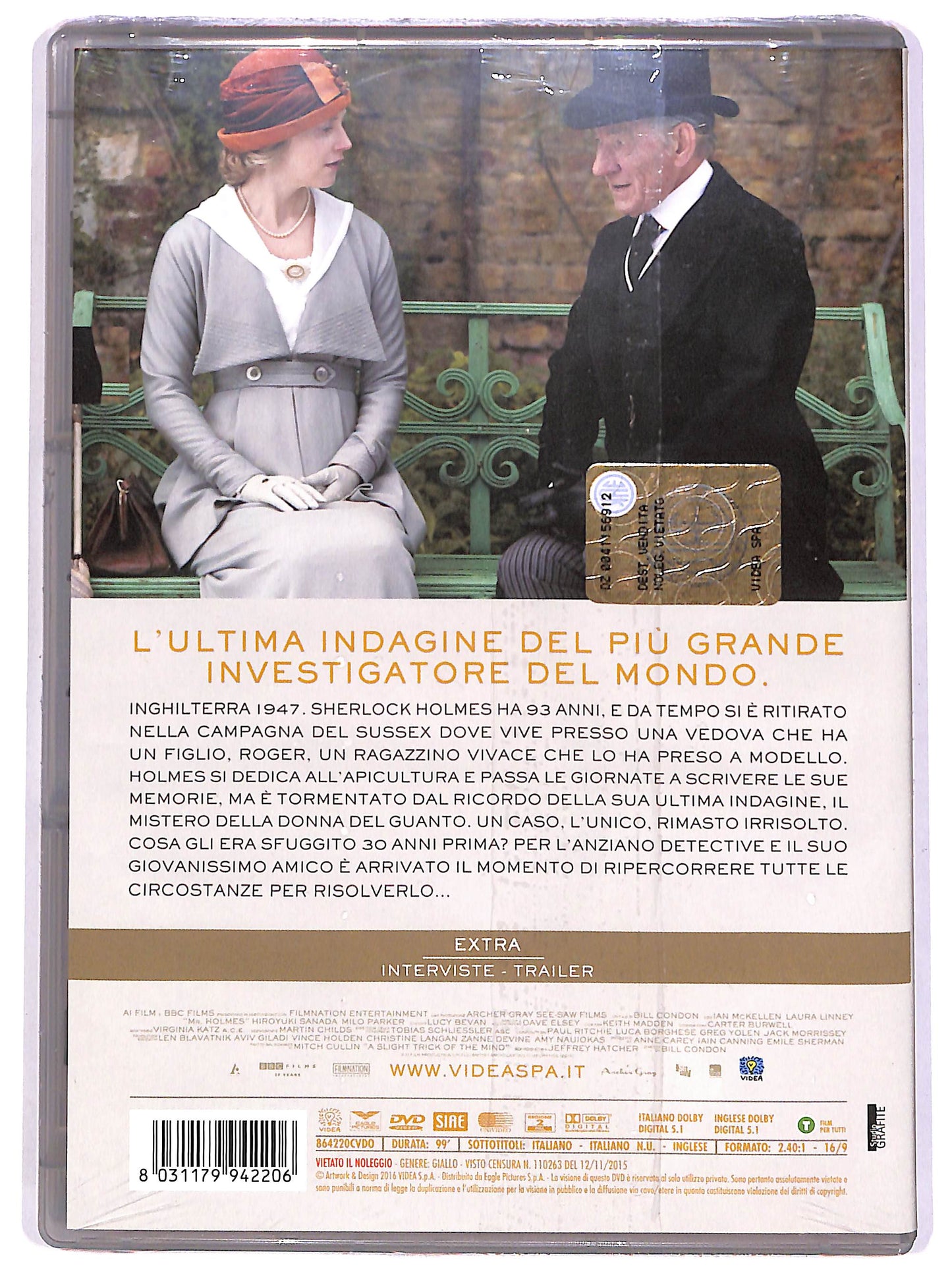 EBOND Mr. Holmes - Il mistero del caso irrisolto NOLEGGIO DVD DB721119
