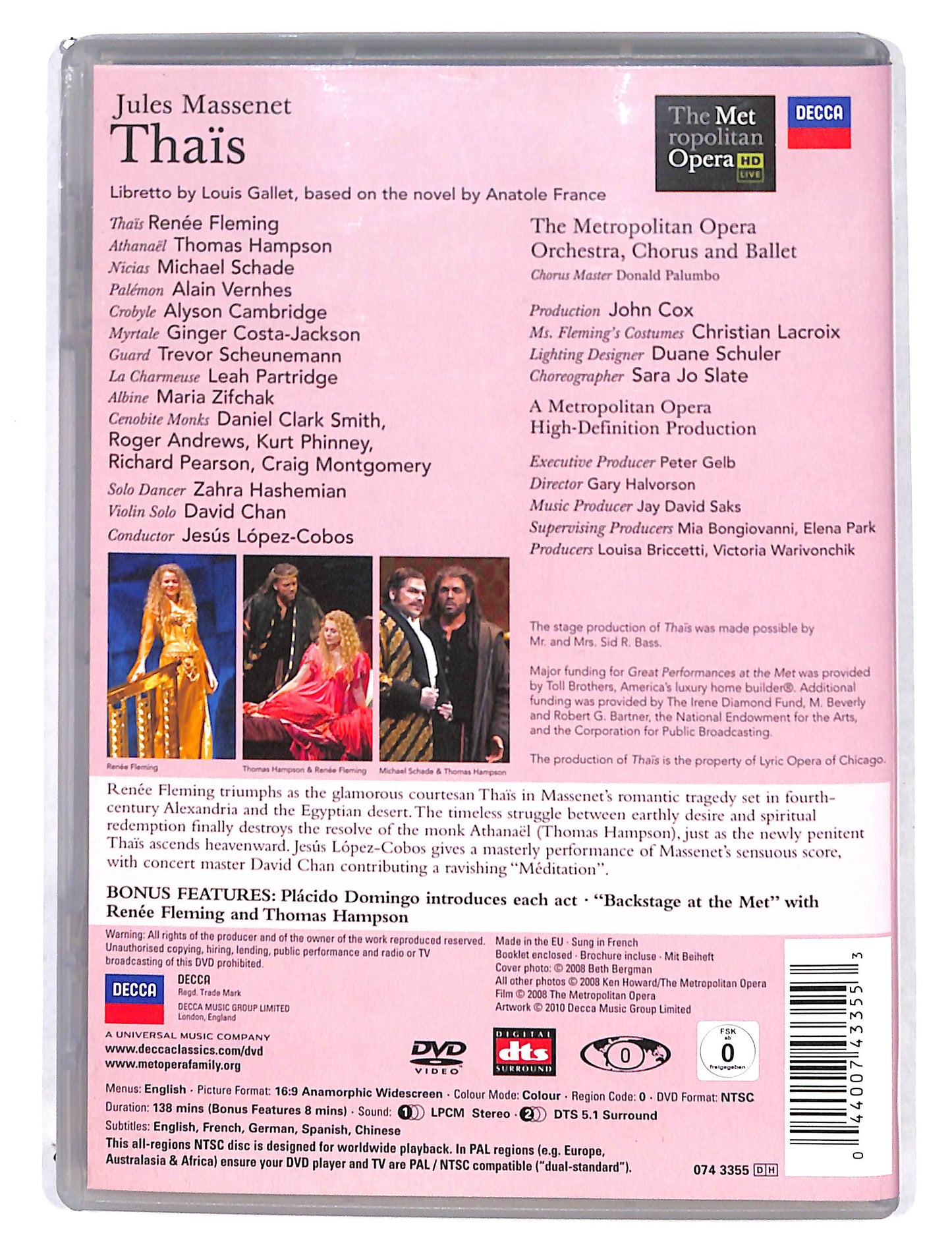 EBOND Massenet - Thais Lopez-Cobos DVD DB721806
