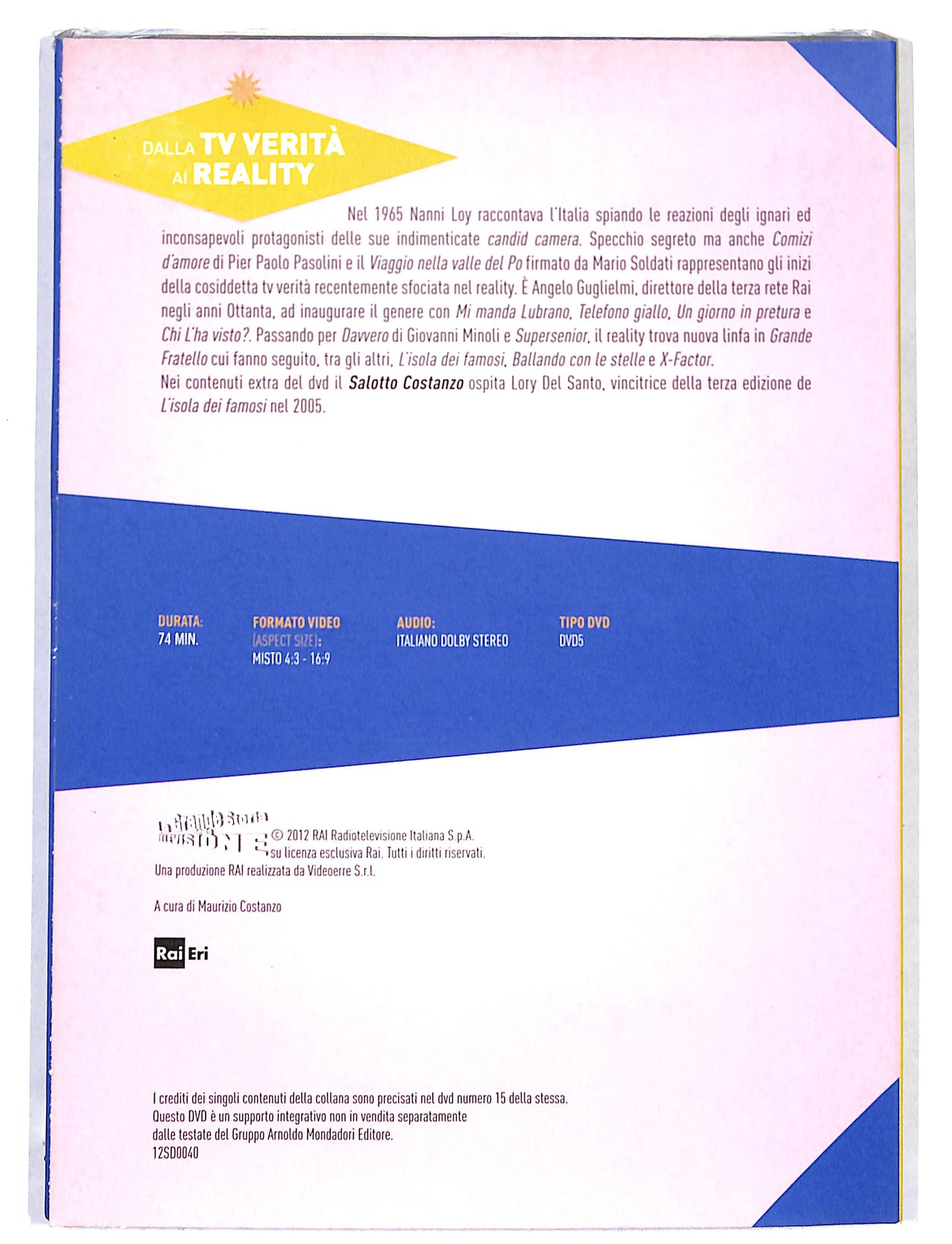 EBOND La Grande storia della tv vol.14 dalla tv varieta ai reality DVD DB721819