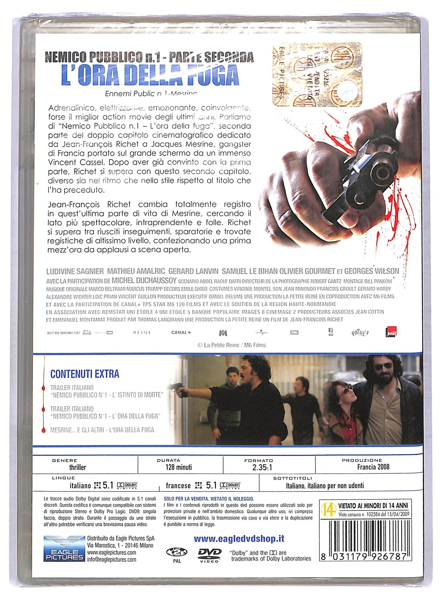 EBOND Nemico Pubblico N. 1. L'ora Della Fuga DVD DB722104