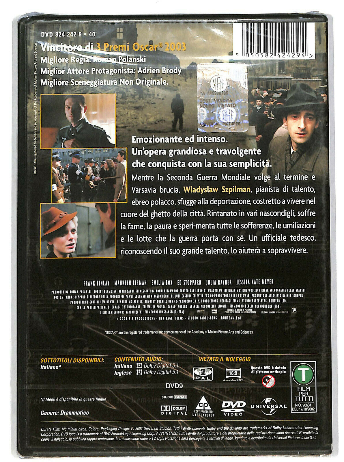 EBOND Il Pianista DVD DB722142