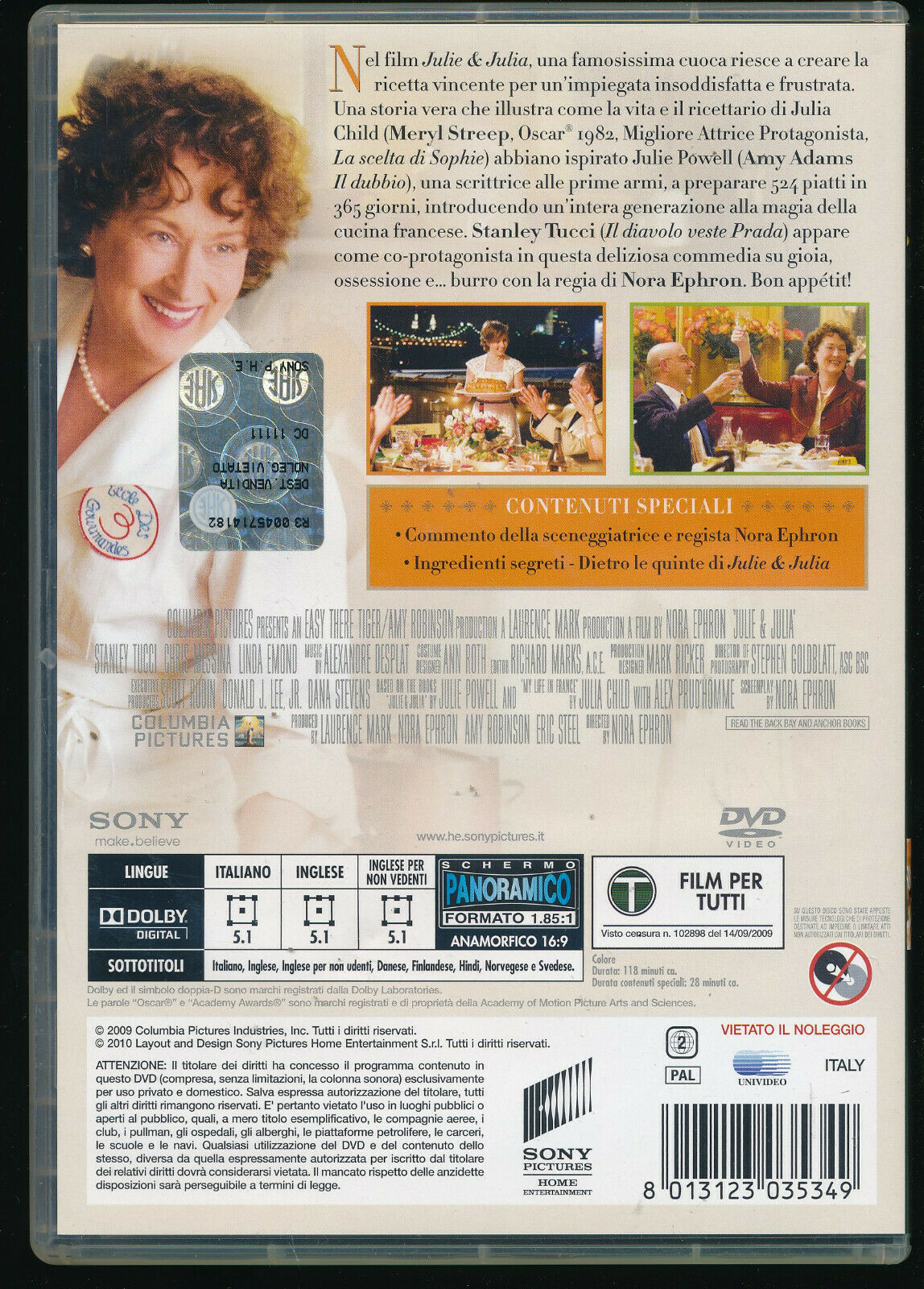 EBOND Julie & Julia DVD DB722763