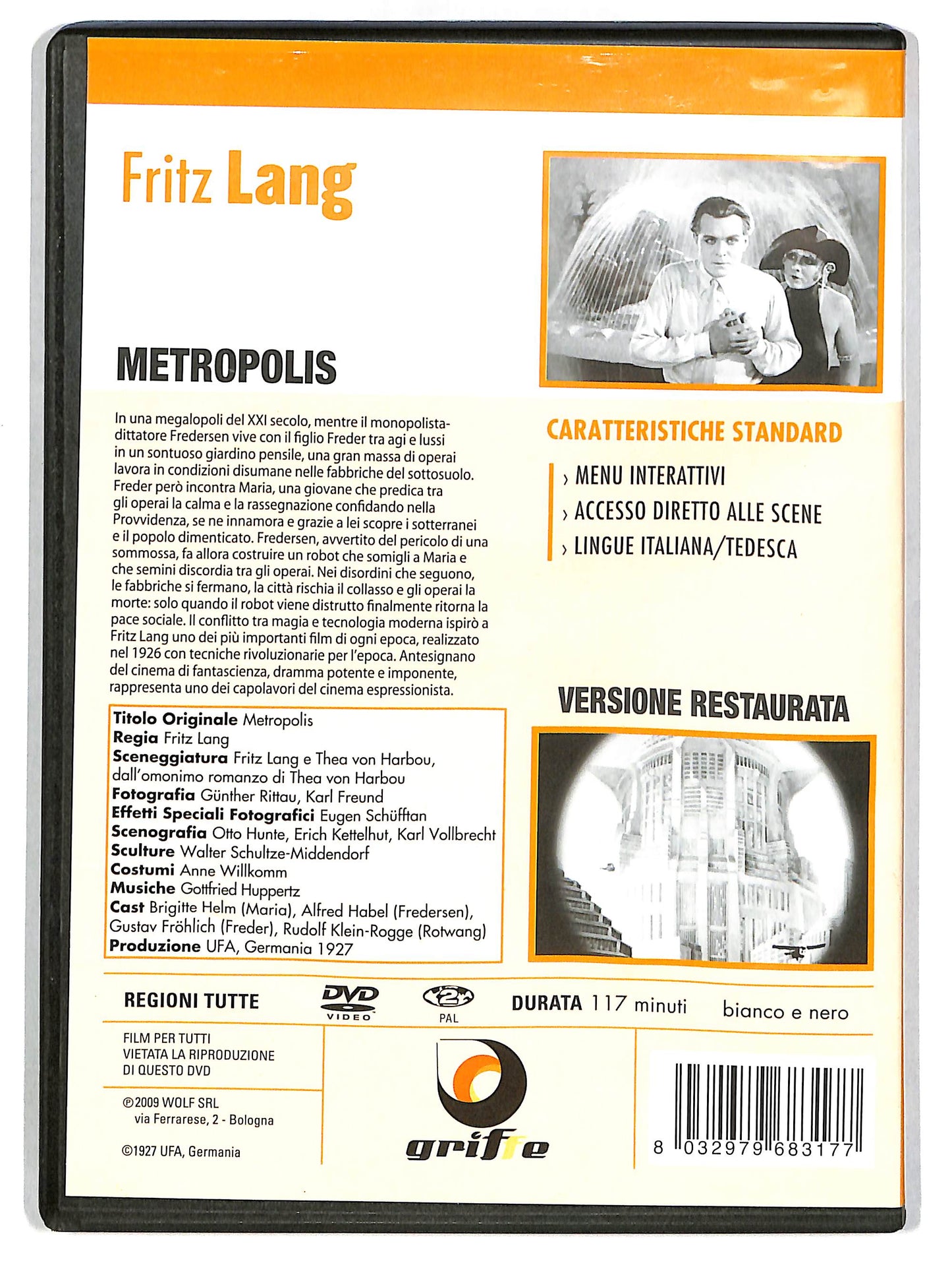 EBOND Metropolis (film 1927) DVD DB722905