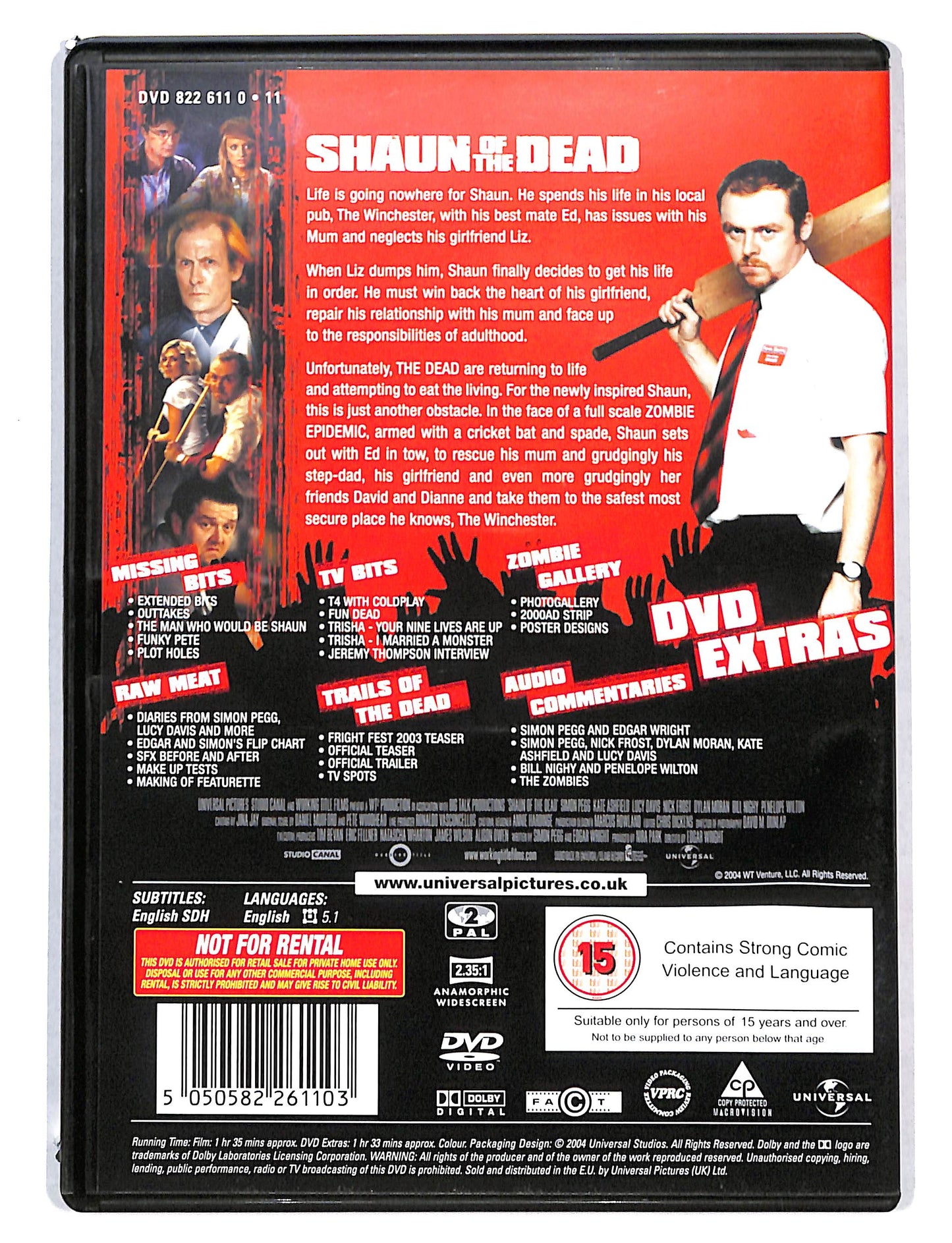 EBOND Shaun of The Dead Edizione Regno Unito DVD DB723108