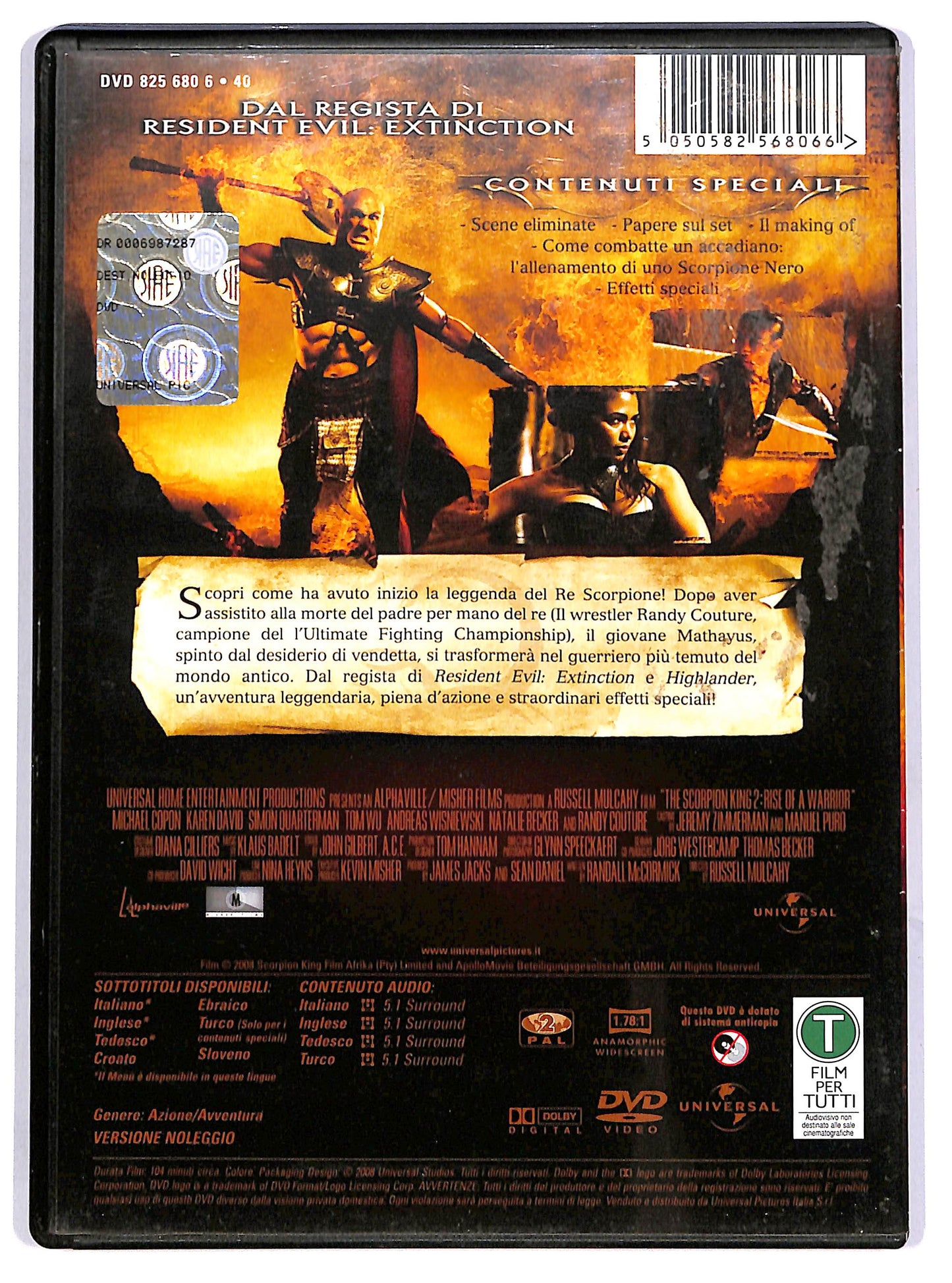 EBOND Il Re Scorpione 2 - Il destino di un guerriero NOLEGGIO DVD DB723216