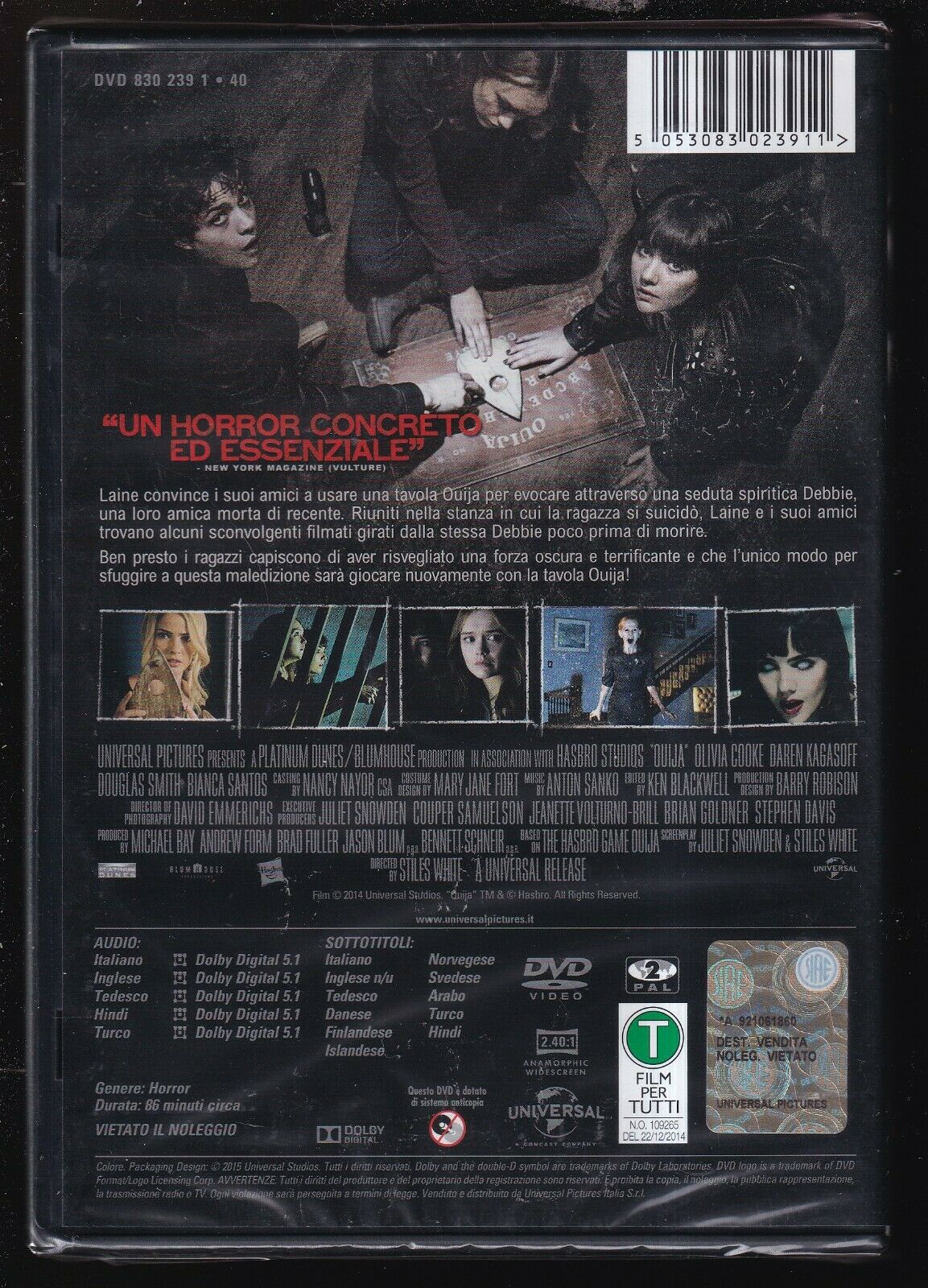 EBOND Ouija (2014) NOLEGGIO DVD DB723222