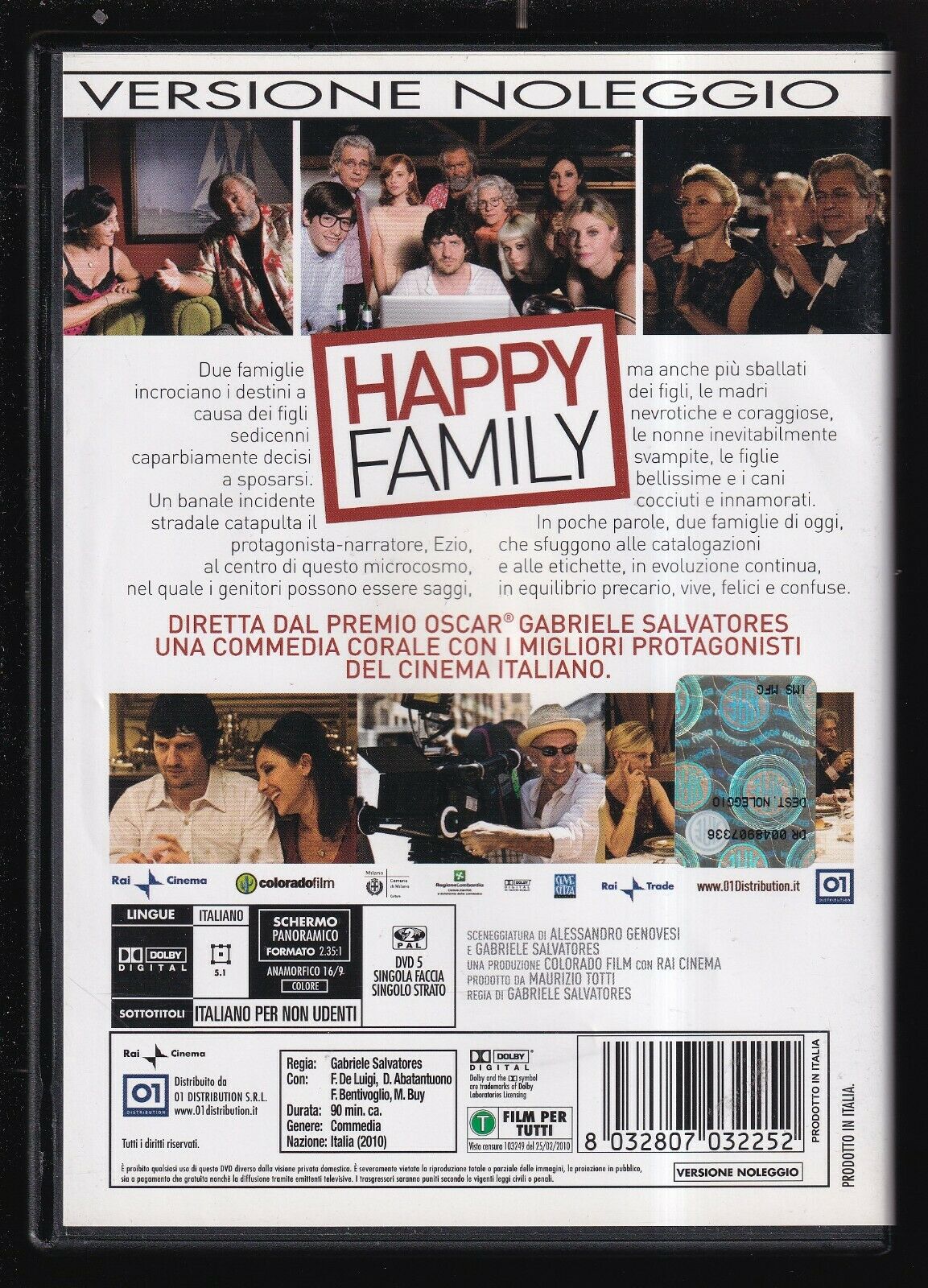 EBOND Happy Family Di Gabriele Salvatores Ex Noleggio DVD DB723250