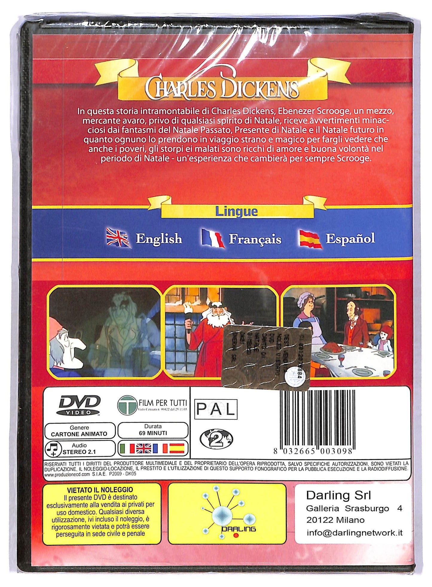 EBOND A Christmas Carol EDITORIALE DVD DB723320
