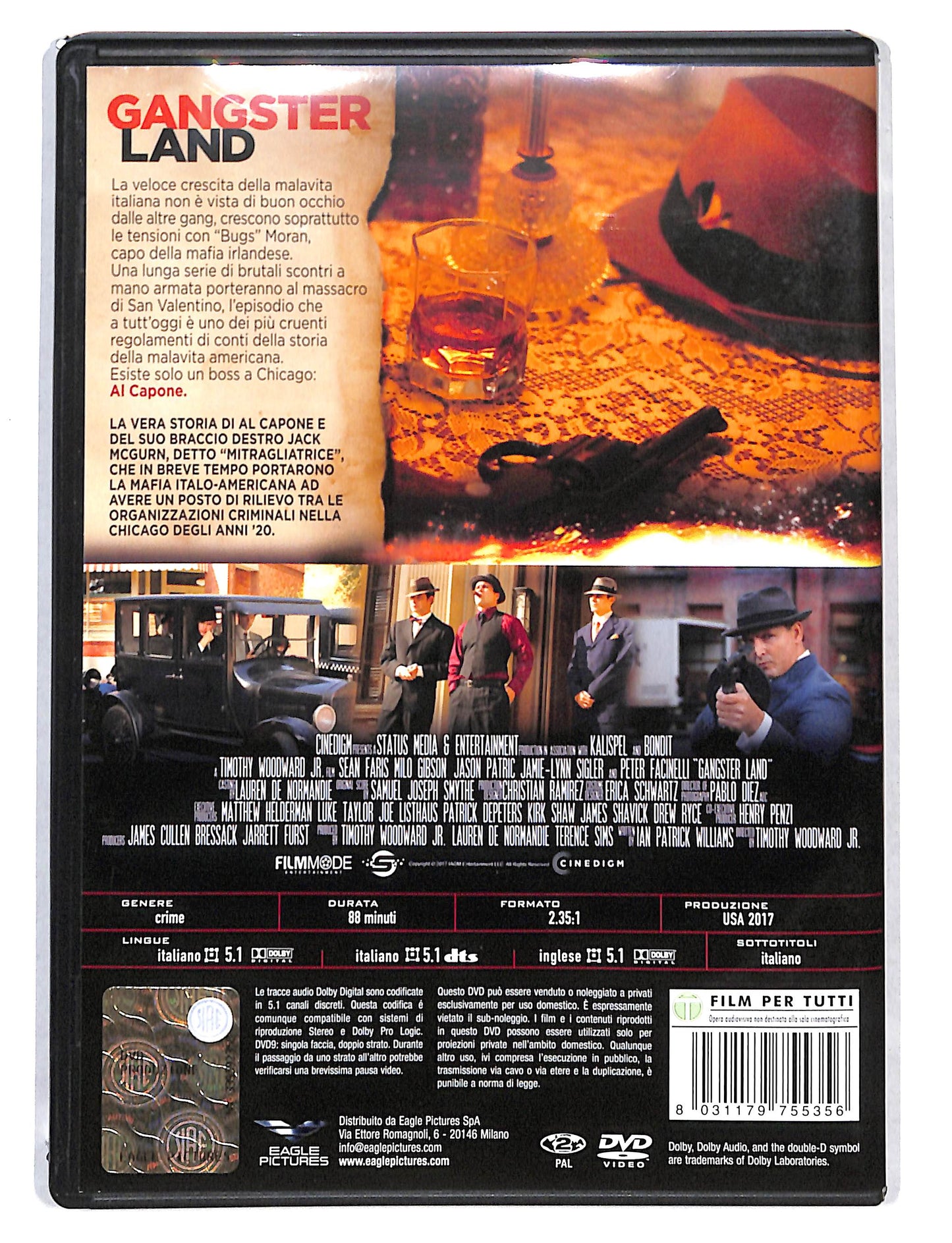 EBOND Gangster Land DVD DB723802