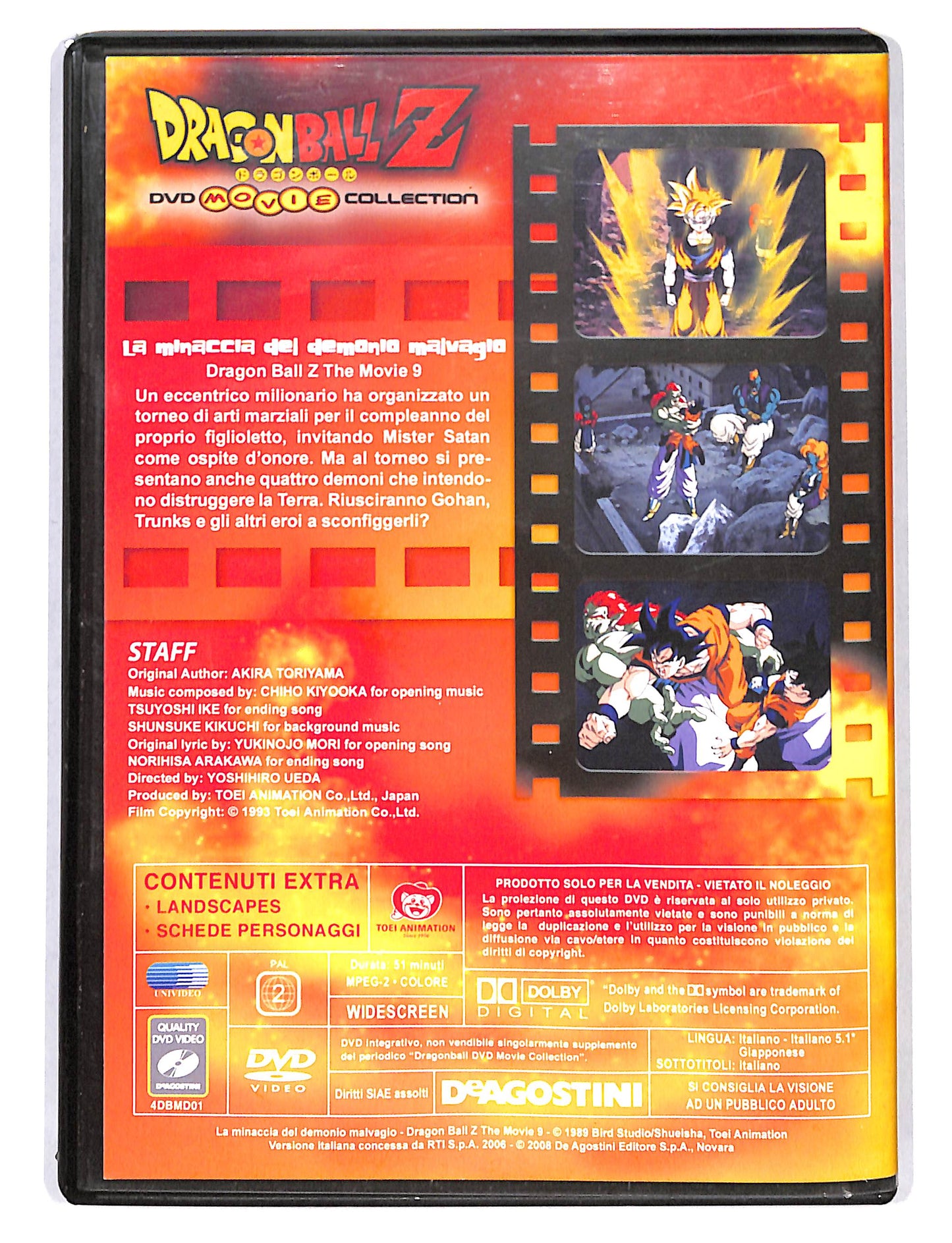 EBOND Dragonball Z la minaccia del demonio malvagio DVD DB723825
