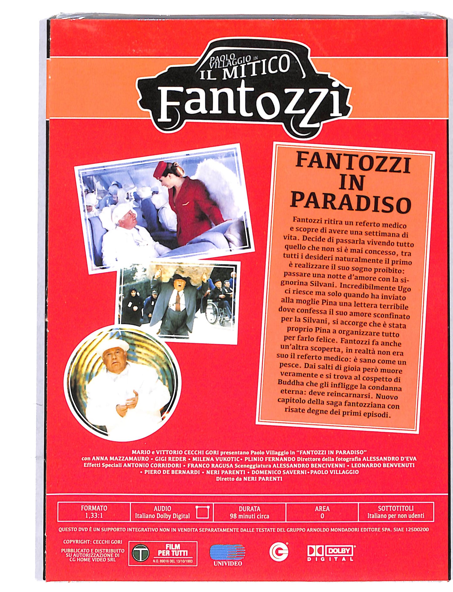 EBOND il Mitico Fantozzi - Fantozzi in Paradiso vol 7 EDITORIALE DVD DB723846