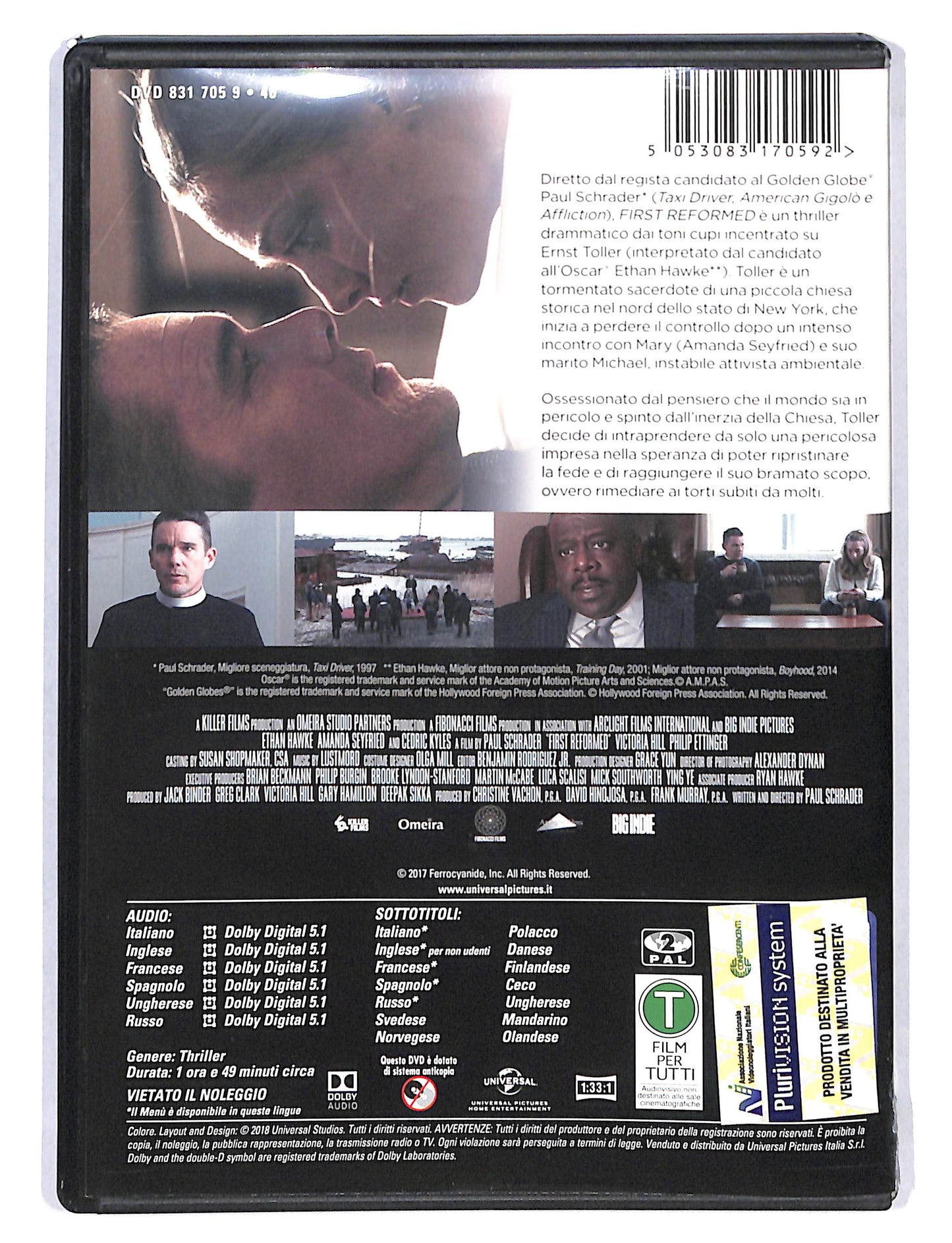 EBOND First Reformed La Creazione a Rischio DVD DB723857