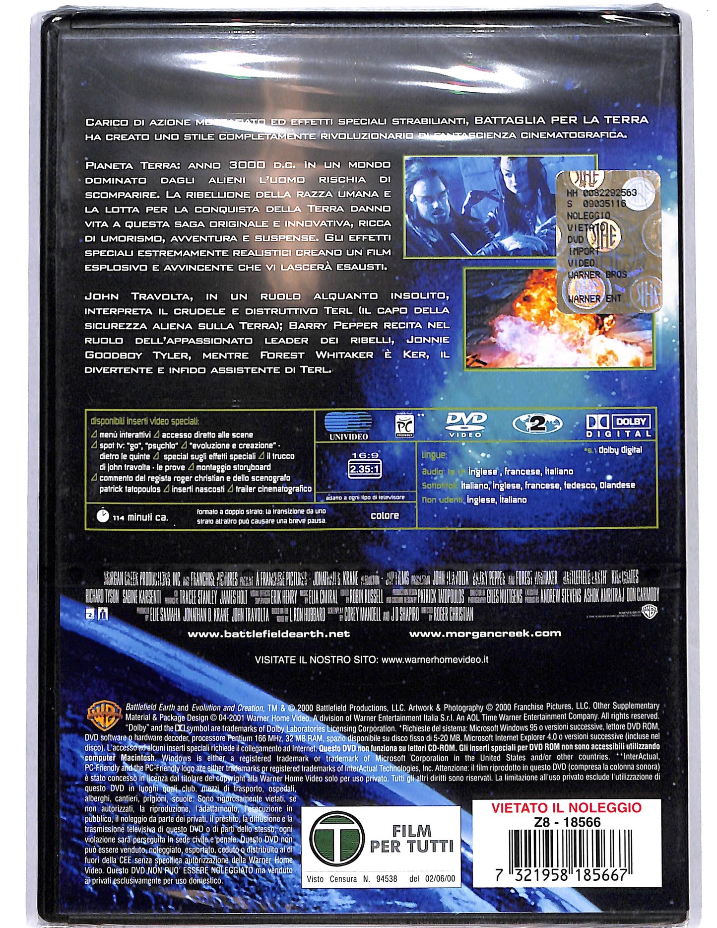 EBOND Battaglia Per La Terra DVD DB724434