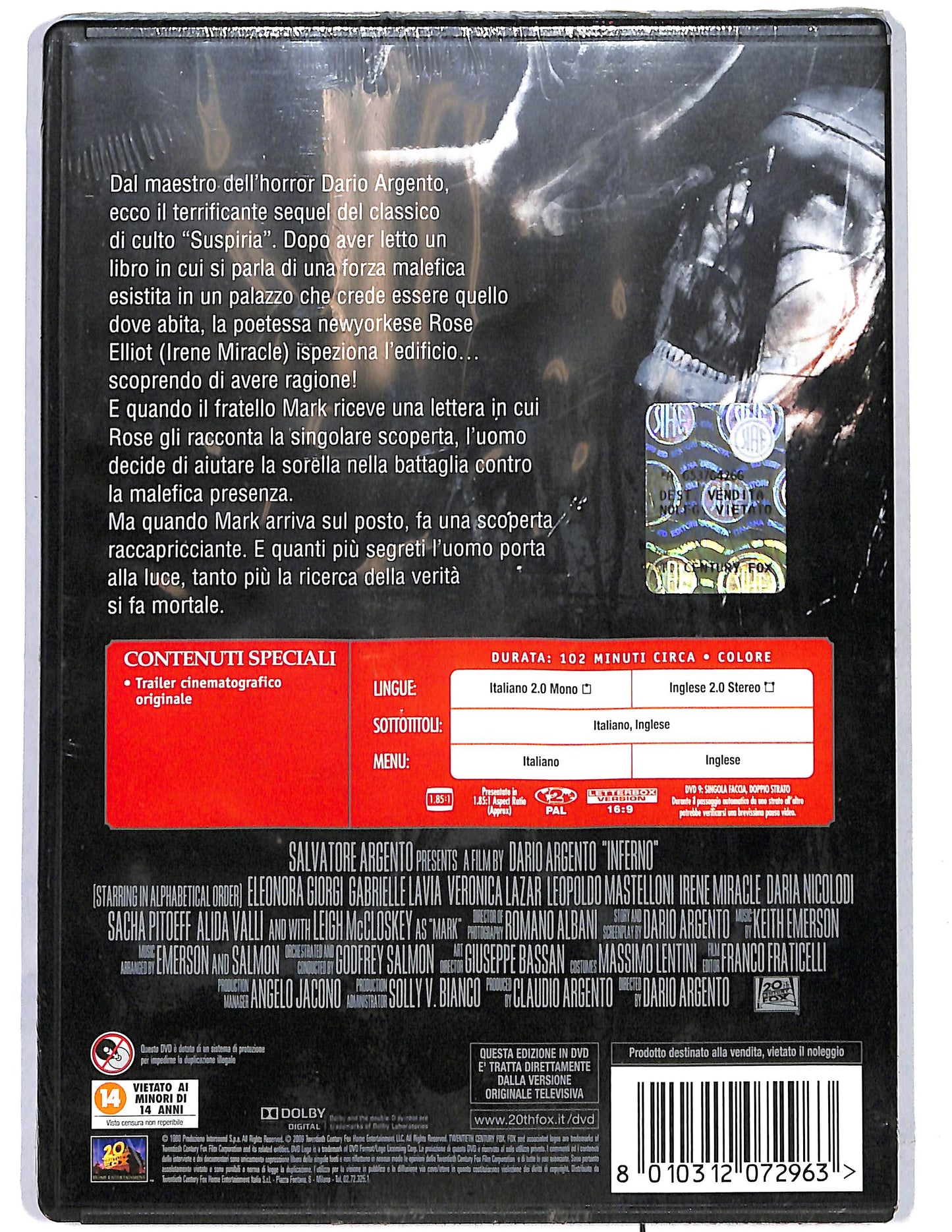 EBOND Inferno NOLEGGIO DVD DB725149