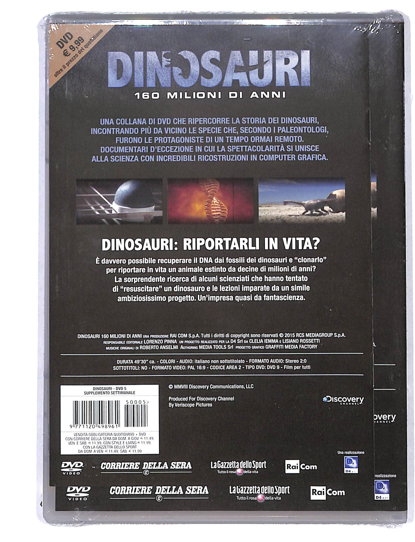 EBOND Dinosauri riportali in vita? EDITORIALE DVD DB725620