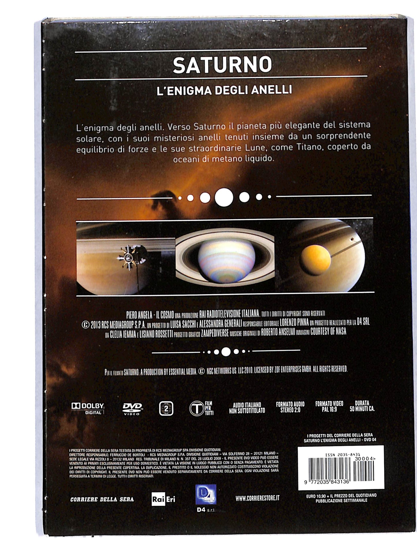 EBOND Il Cosmo vol.4 Saturno EDITORIALE DVD DB725644