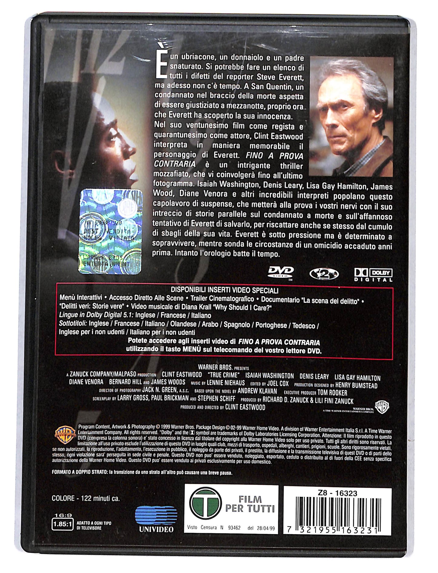 EBOND Fino a prova contraria DVD DB725657