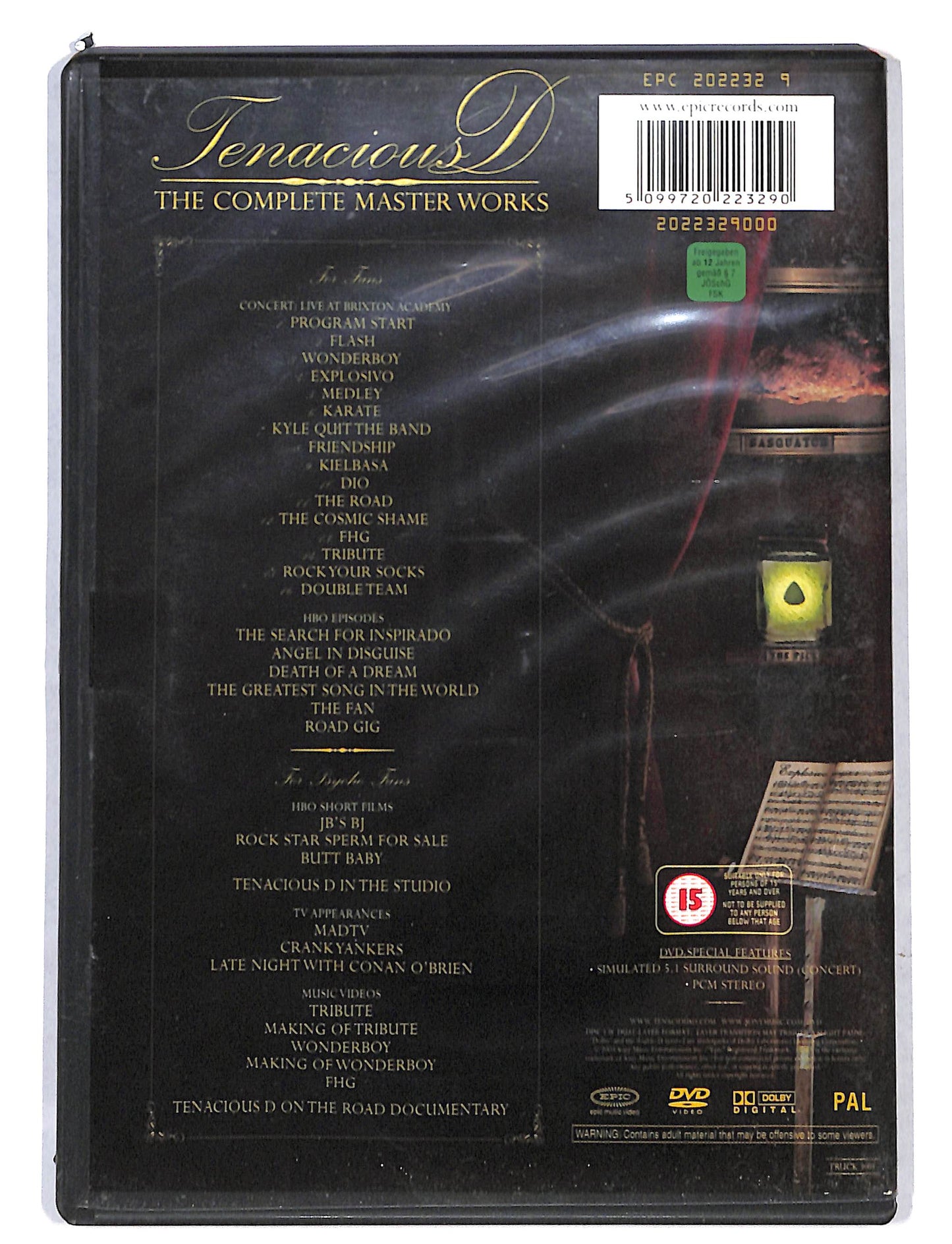 EBOND The Complete Masterworks Of Tenacio DVD DB725660